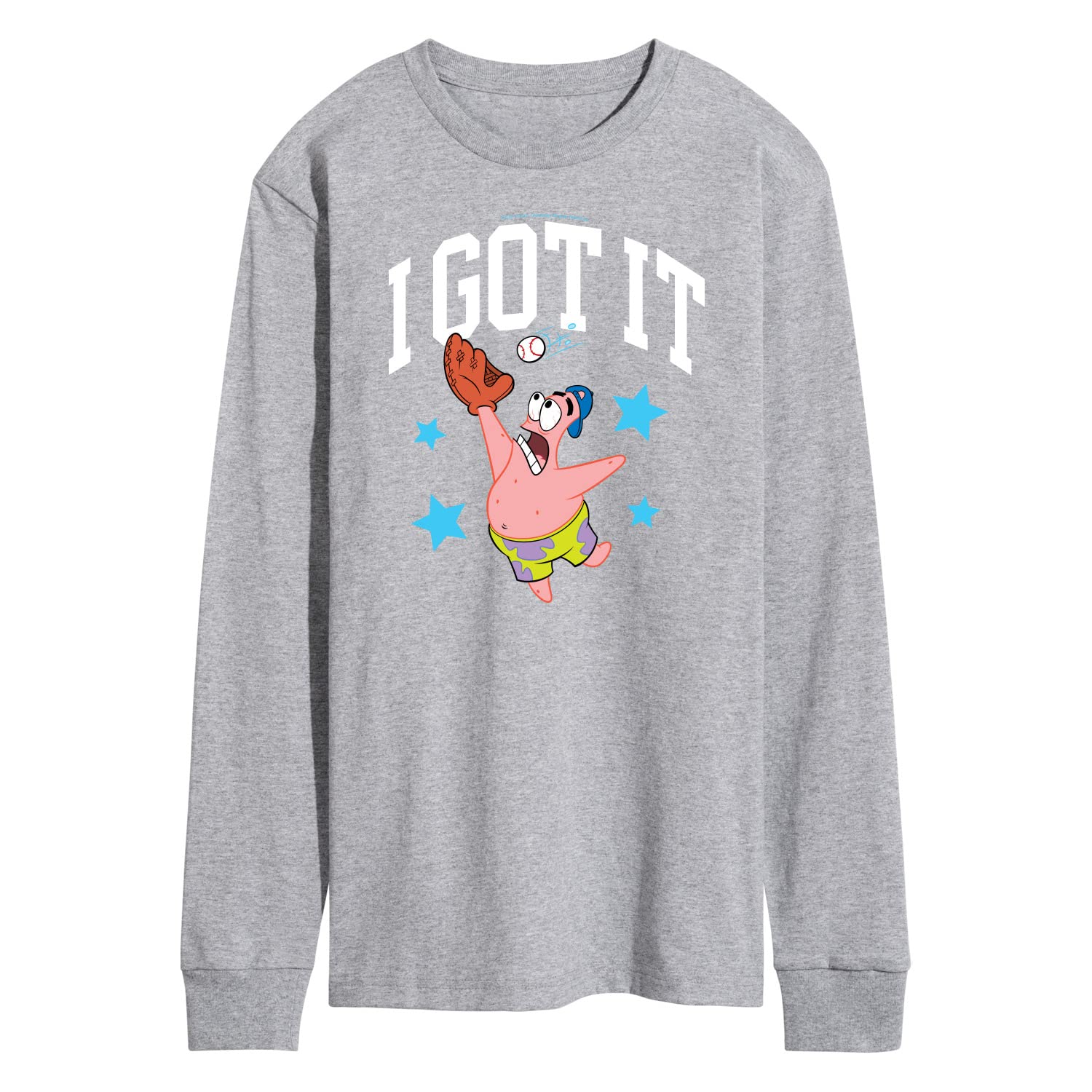 Spongebob Squarepants 'I Got It' Men's Long Sleeve Graphic T-Shirt - Funny Cartoon Character Cotton Tee for Casual Wear, Cosplay & Fan Gifts