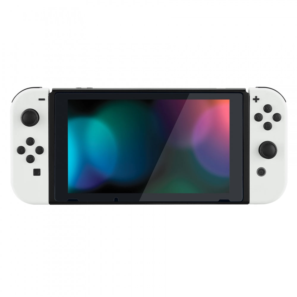 eXtremeRate White Nintendo Switch Joycon Controller Shell Replacement - Full Set Buttons & Back Plate DIY Kit for NS Switch QP303 | Gaming Accessories for Enhanced Console Customization