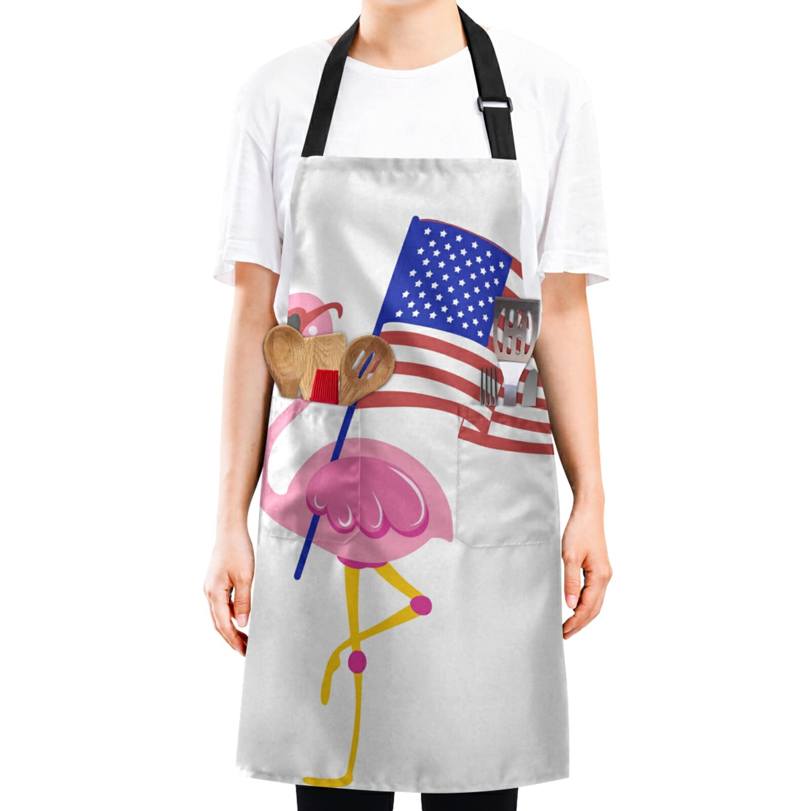 Aflyko Unisex Adjustable Kitchen Apron for Cooking, BBQ & Painting - 27.5