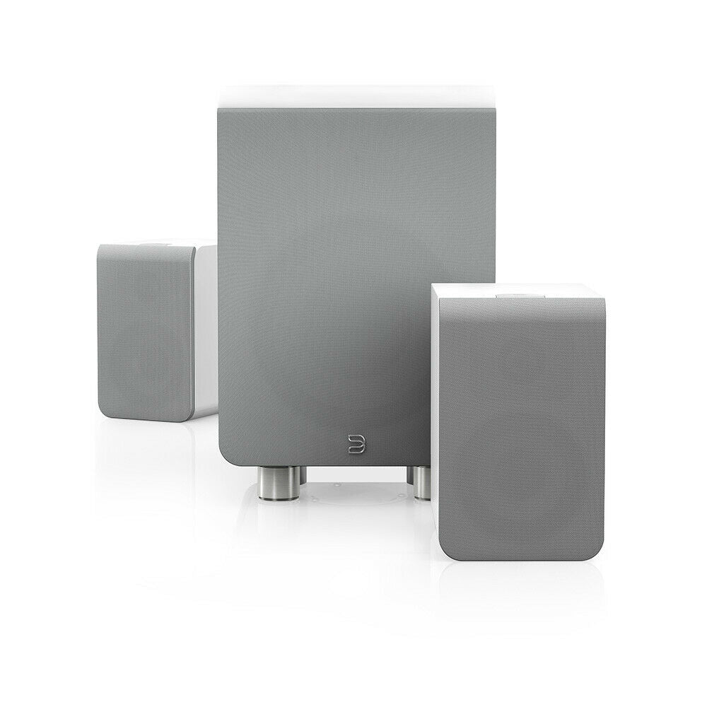 Bluesound D30 DUO Wireless Speaker - High-Fidelity Audio, Bluetooth & WiFi Streaming for Home, Office, or Outdoor Use
