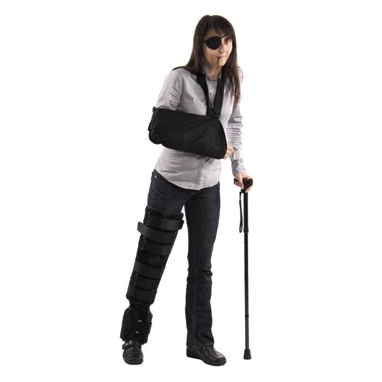 Stroke Rehabilitation Hemiplegia Simulation Suit - Adjustable One Size Fits All for Physical Therapy & Mobility Training