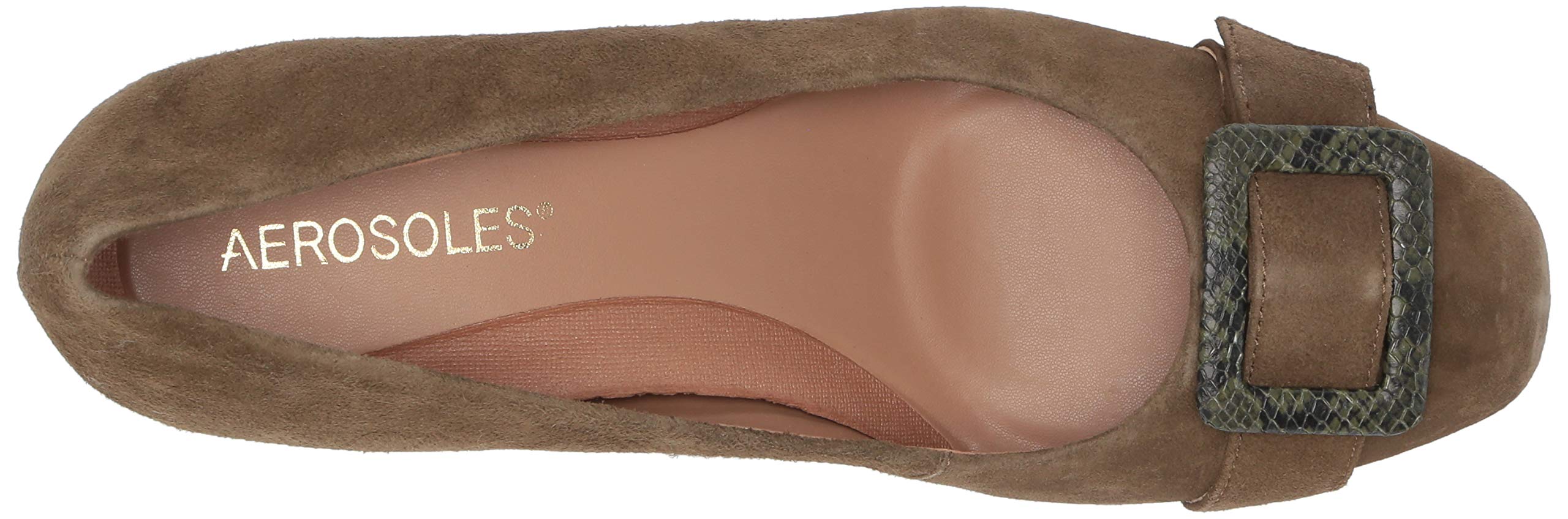 Aerosoles Women's Northwest Pump - Comfortable Low Heel Dress Shoes for Work & Office | Professional Slip-Resistant Pumps with Cushioned Insoles | Perfect for Business, Weddings & Formal Occasions