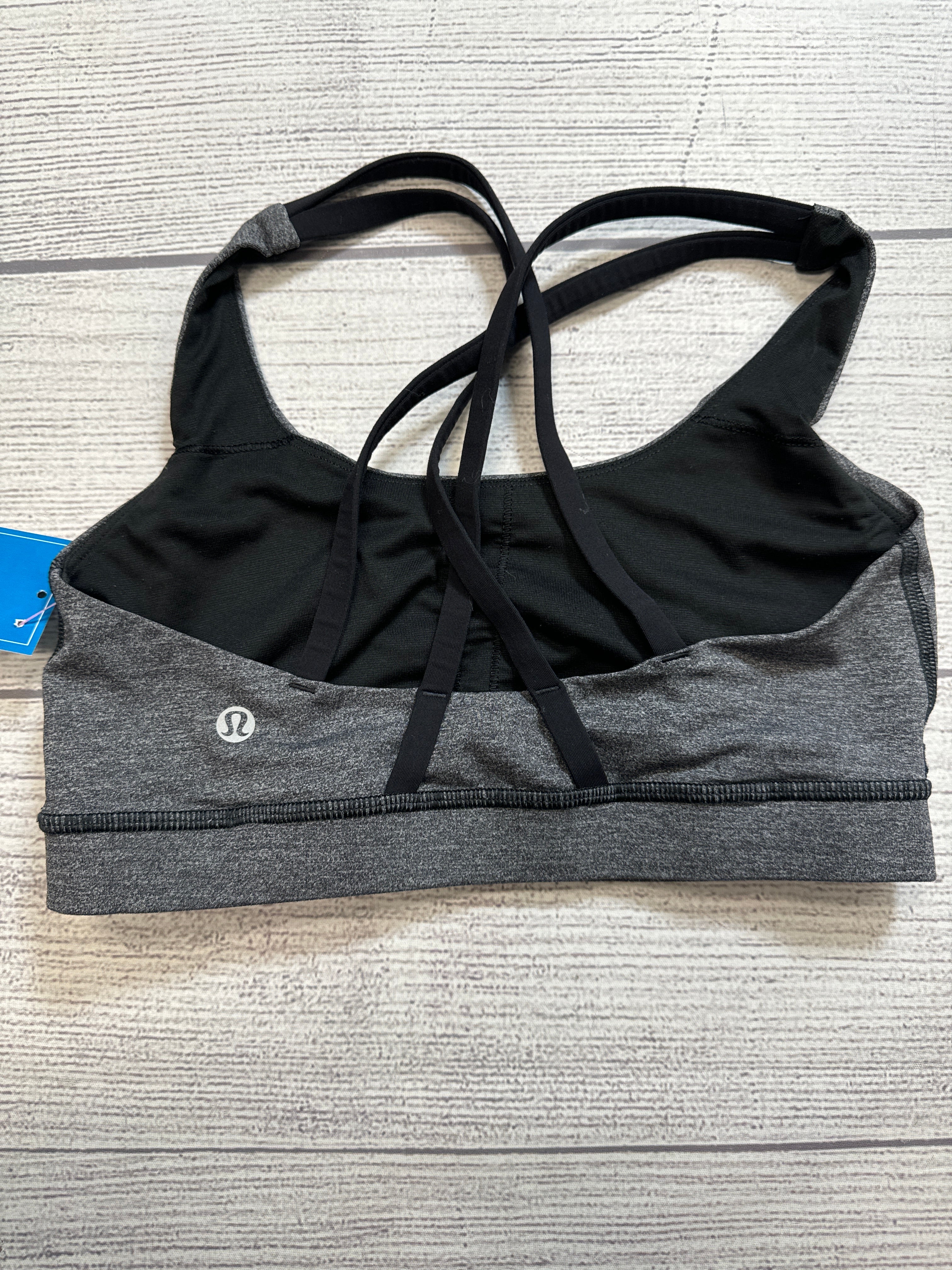 Lululemon Grey Athletic Sports Bra for Women - Size S - High Support Workout & Yoga Top for Running, Gym & Fitness