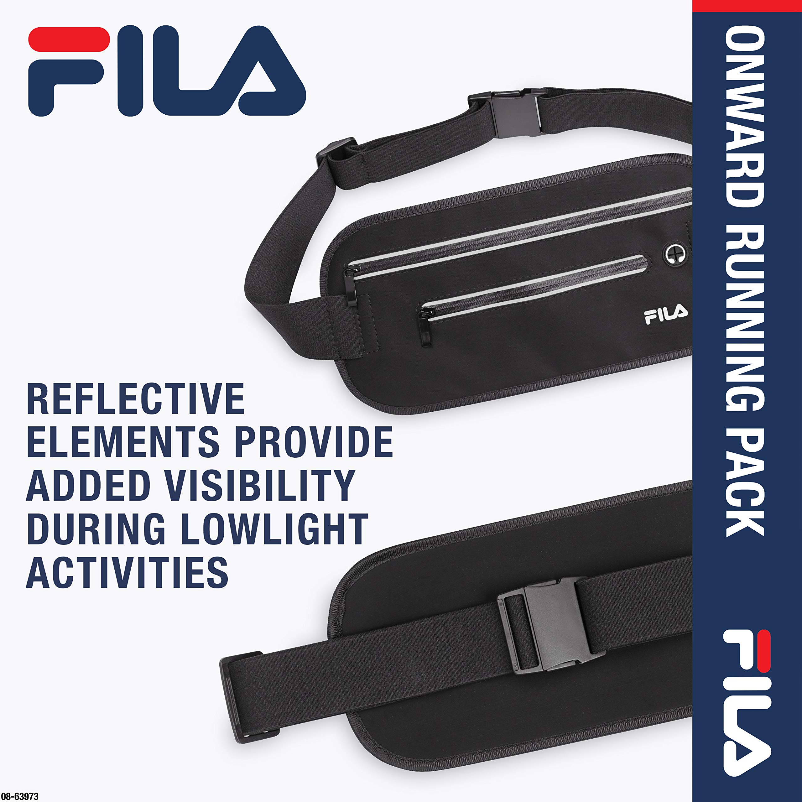 FILA Adjustable Waist Pack - Running Belt for Men & Women | Fitness & Outdoor Sports