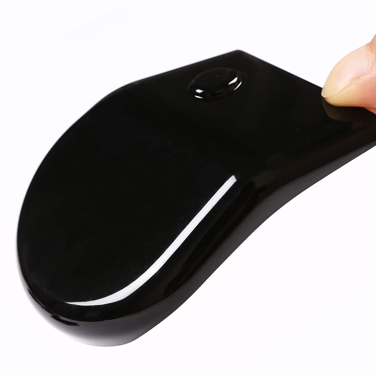 2015-2021 Toyota Hilux Car Seat Bottom Screw Cover - ABS Plastic Decorative Accessory in Piano Black - Interior Upgrade & Protection for Pickup Truck