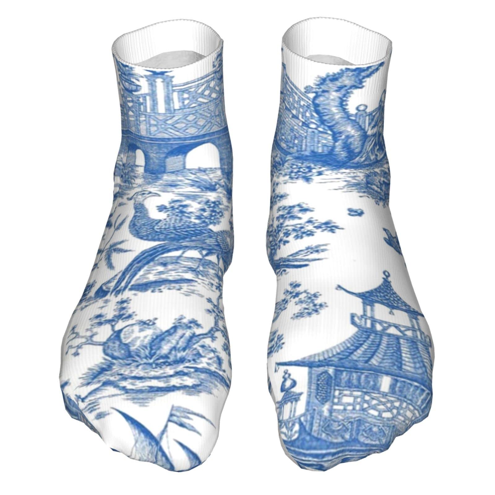 YAZXHJAZ Novelty Casual Crew Socks - Cool Bearded Dragon Lizard Print Sports Socks for Men & Women - Perfect for Gym, Running, and Fun Casual Wear