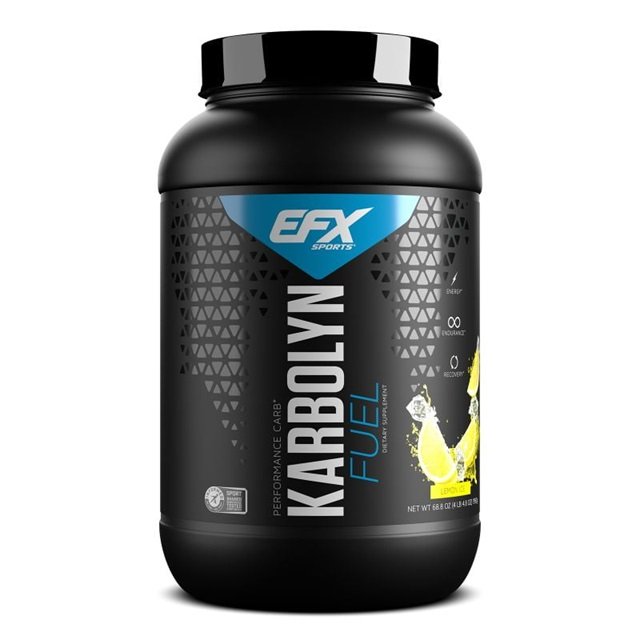 EFX Sports Karbolyn Energy Powder - Lemon Ice Flavor 1950g (4.3 lbs) | Fast-Acting Carb Supplement for Workout Recovery & Endurance | Pre-Workout & Post-Workout Fuel for Athletes & Bodybuilders