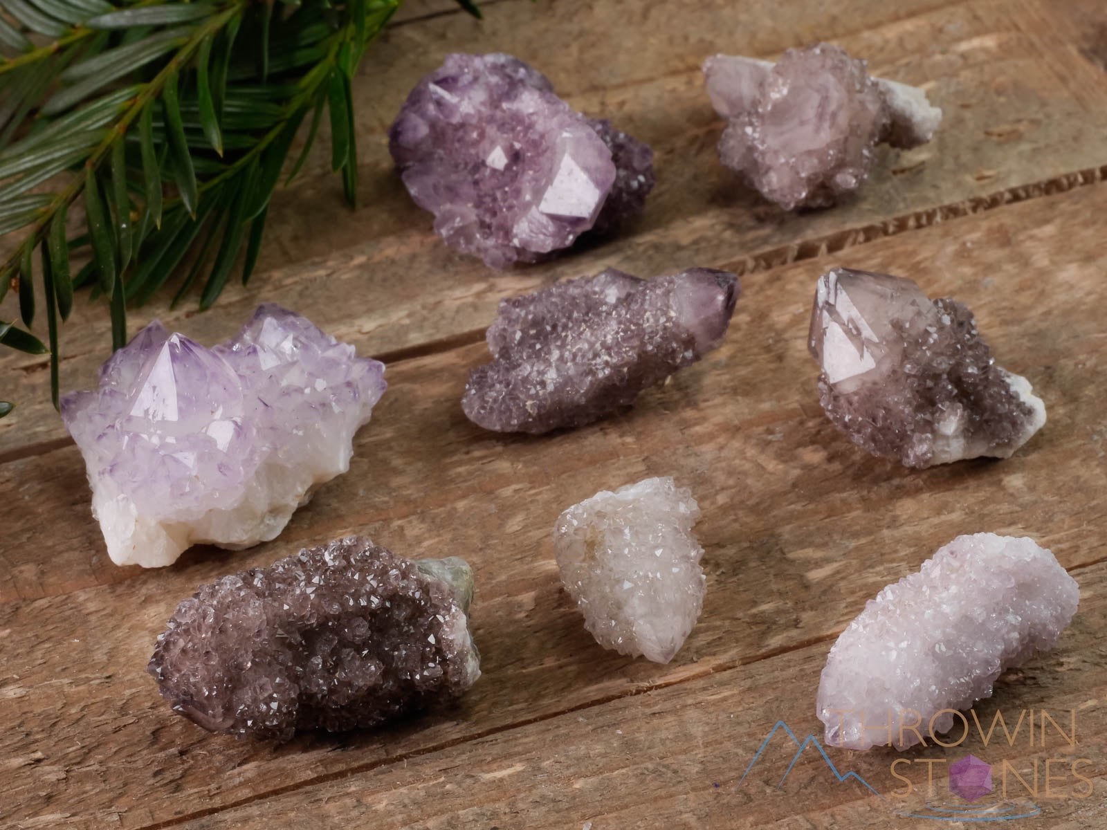 Natural Raw Amethyst Spirit Quartz Crystal Points & Clusters - Healing Stone for Meditation, Boho Home Decor, Spiritual Gift (E0005) | Perfect for Yoga Spaces, Crystal Grids & Positive Energy Rooms