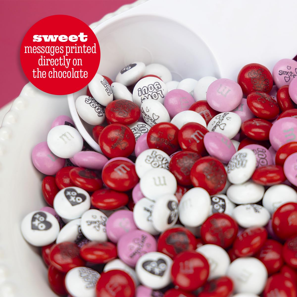 M&M'S Valentine's Day Bulk Candy - 5lb Variety Pack of Milk Chocolate Candies for Gift Baskets, Party Favors & Holiday Treats | Perfect for Valentine's Gifts, Office Celebrations & Classroom Rewards