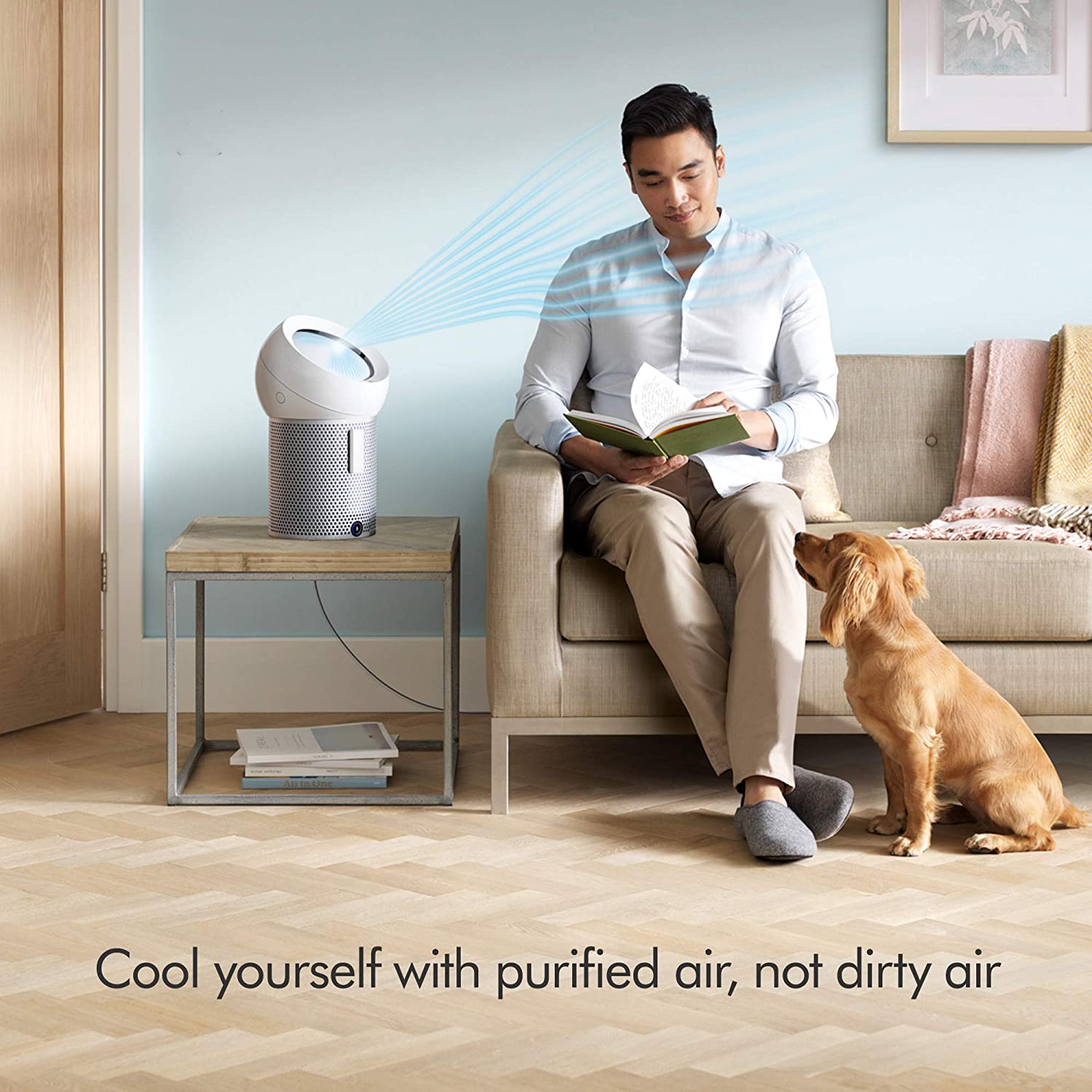 Refurbished Dyson Pure Cool Me BP01 Air Purifier Fan - Excellent Condition with 1 Year Warranty | Personal Cooling & Air Purification for Bedroom, Office, Nursery | Official Dyson Outlet