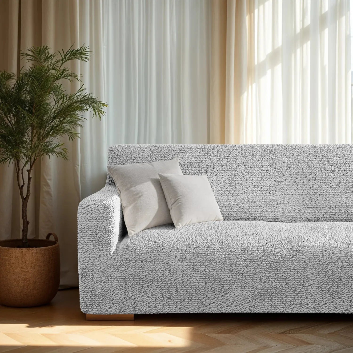2 Seater Loveseat Slipcover - Soft Microfiber Fabric - Perfect for Living Room, Bedroom & Home Decor