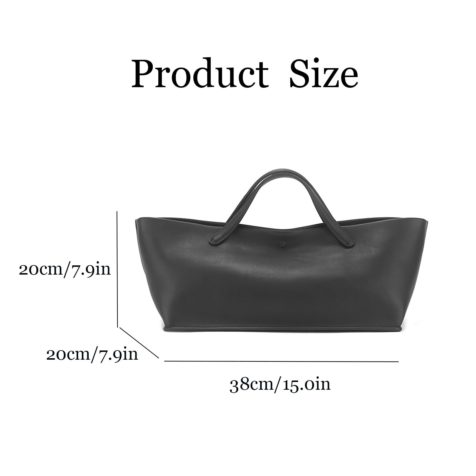 Premium Genuine Leather Top Handle Tote Bag for Women - Waterproof Shoulder Satchel & Commuter Hobo Bag - Perfect for Work, Travel & Everyday Use