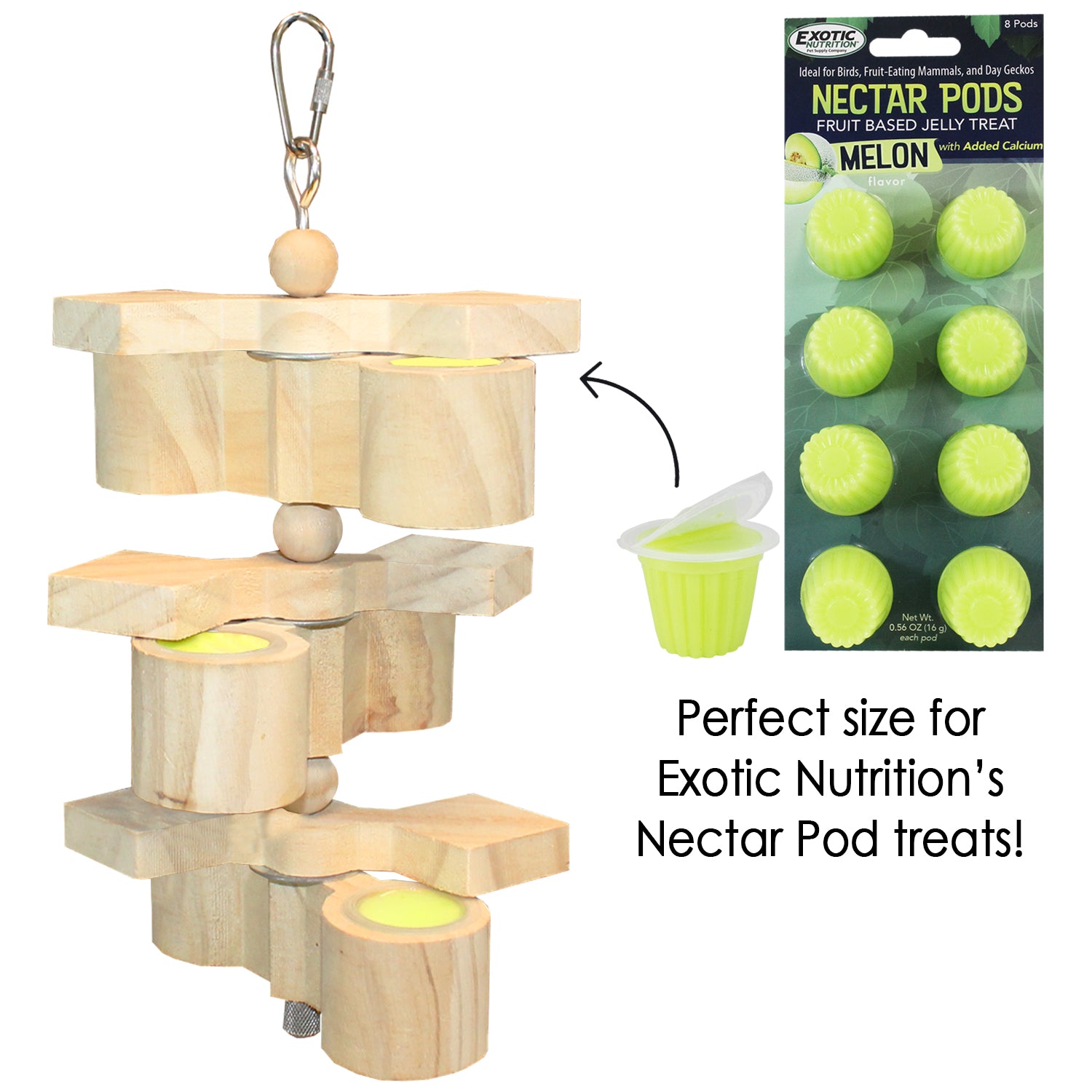 Nectar Pod Forager - Premium Bee Feeder for Healthy Honey Bees | Ideal for Beekeeping, Pollination & Backyard Gardens