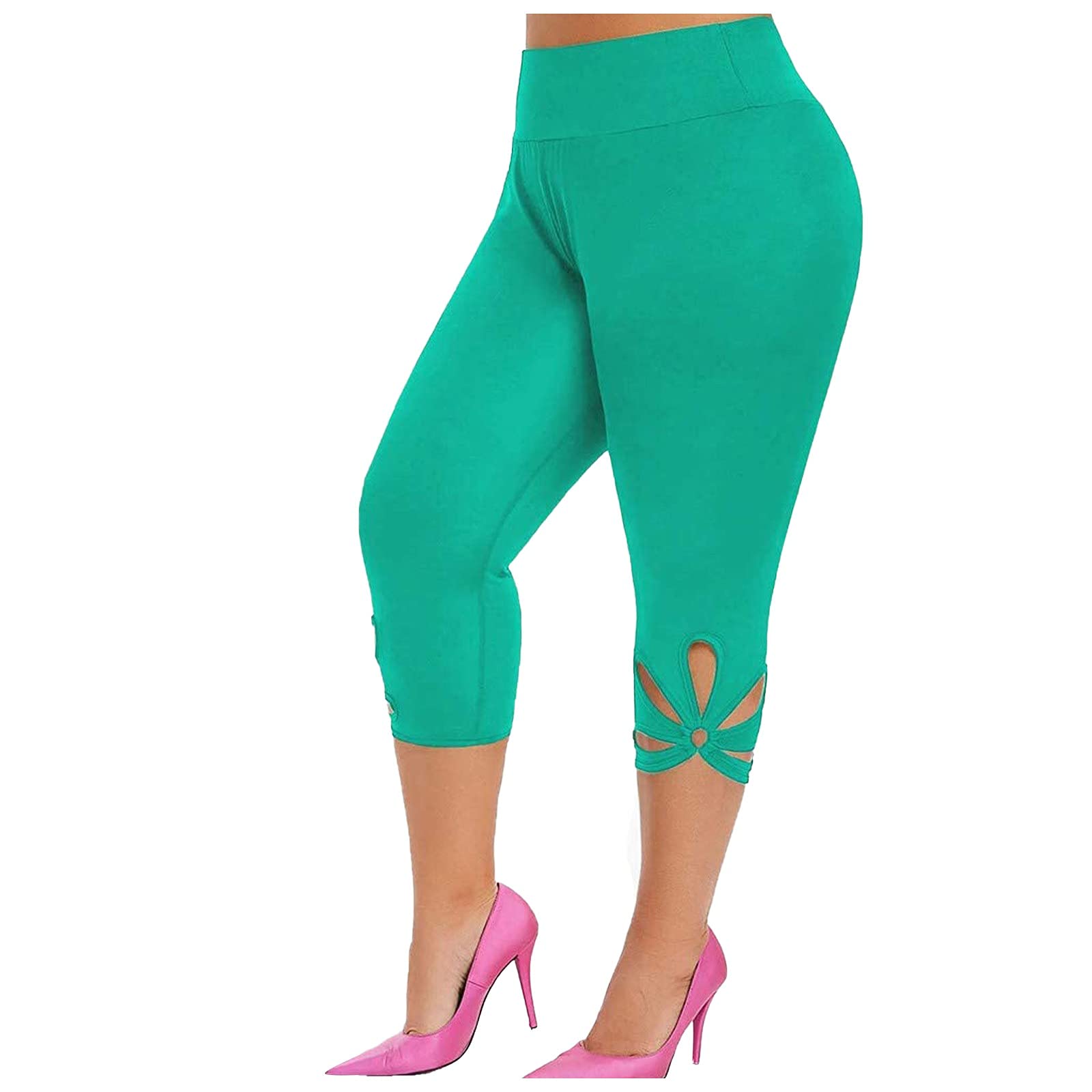 AAZJSS High Waisted Tummy Control Yoga Pants for Women - Seamless Workout Leggings with Pockets - Perfect for Gym, Running & Everyday Wear