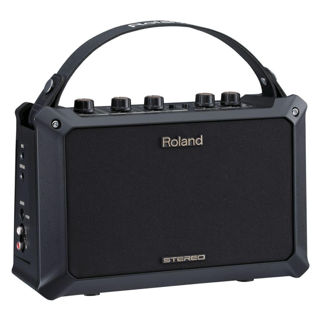 Roland MOBILE-AC Portable Battery-Powered Acoustic Guitar Amplifier - Compact & Lightweight for Outdoor Performances, Busking, and Home Practice