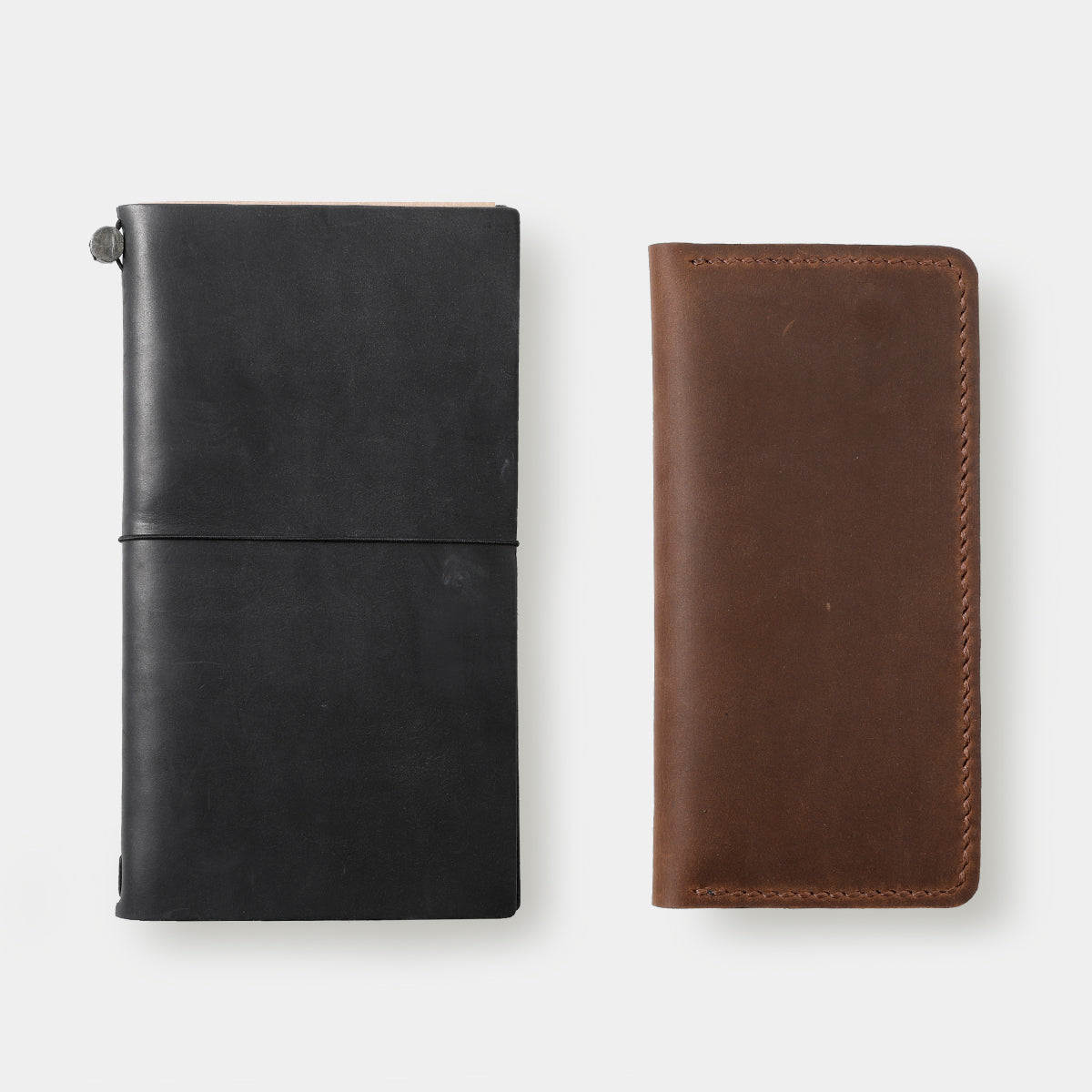 Premium TRAVELER'S COMPANY Leather Long Wallet - Brown | Durable & Stylish Travel Wallet for Passport, Cards & Cash | Perfect for Business Trips & Daily Use
