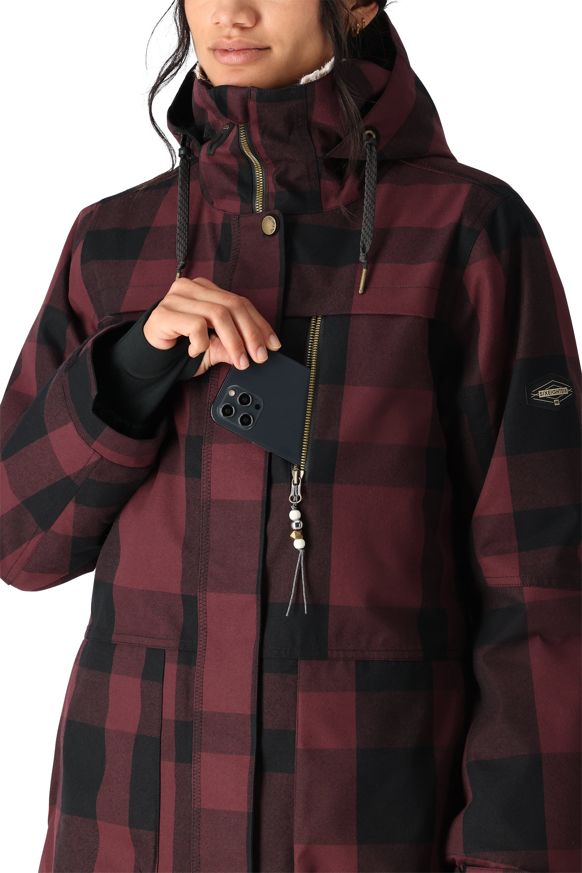 686 Women's Spirit Insulated Winter Jacket 2025 - Waterproof Windproof Ski Jacket for Snowboarding, Hiking & Outdoor Activities