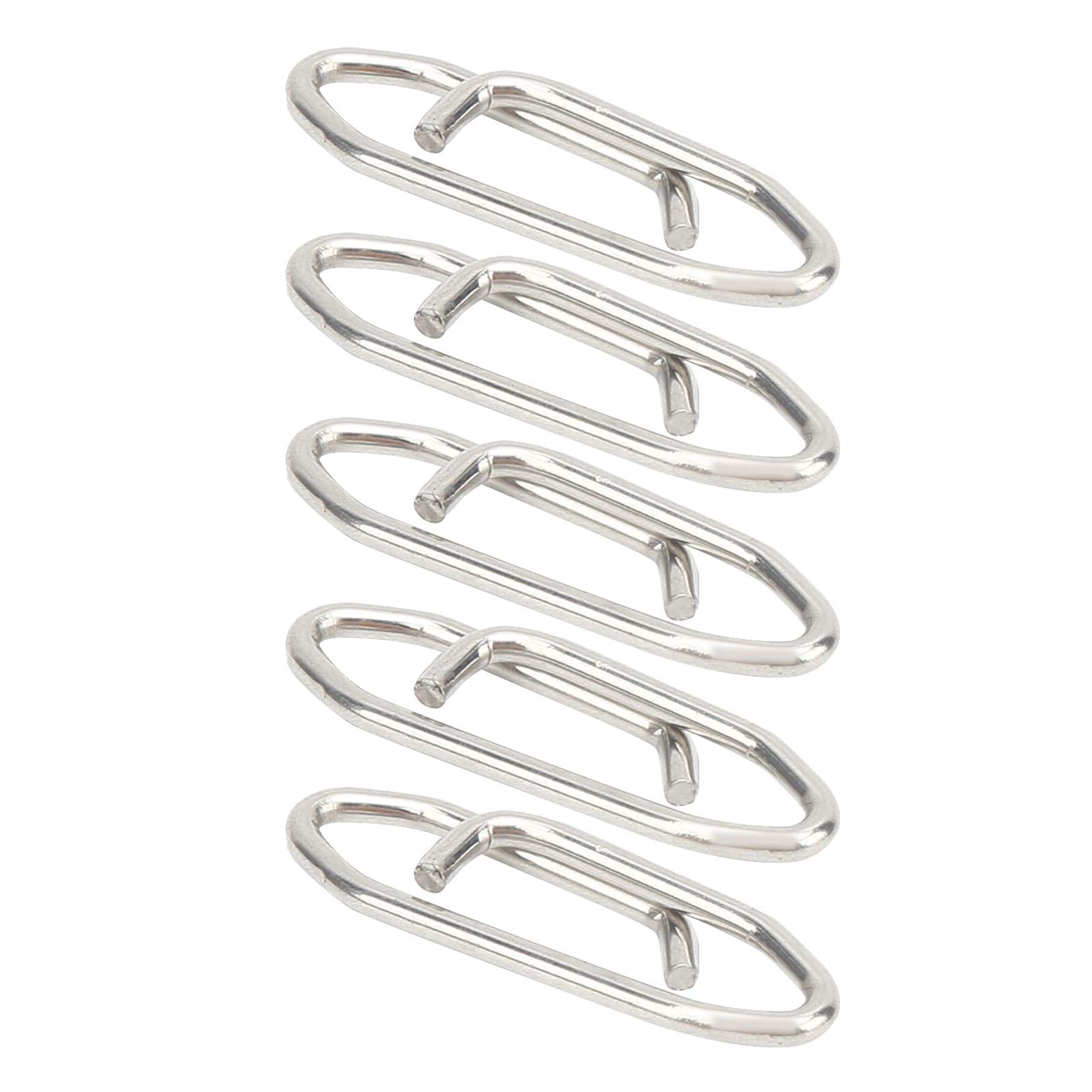 Stainless Steel Fishing Clips - Durable Quick Change for Travel & Outdoor