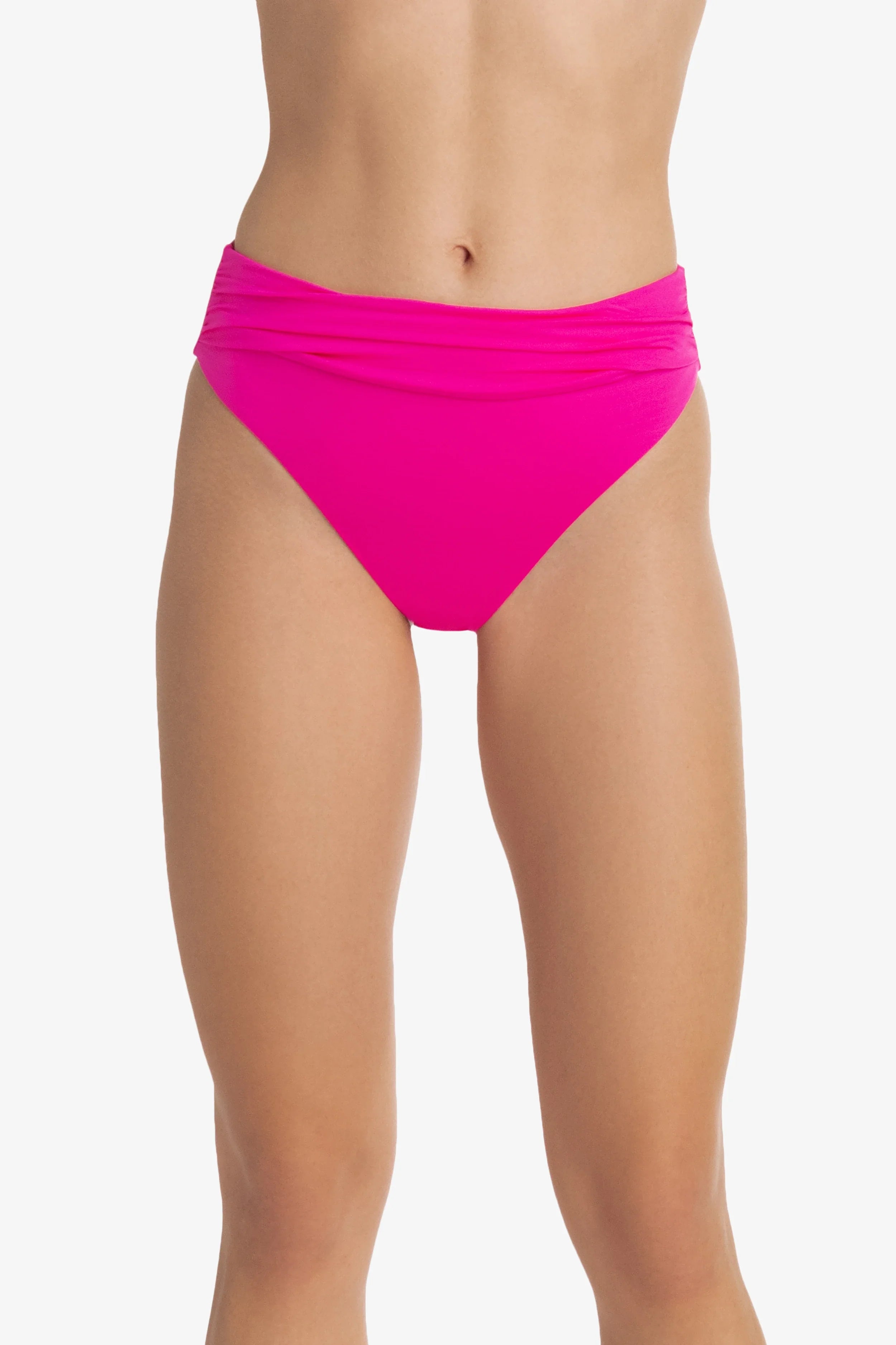 Lotus Pink Shirred Bottom Pants - Stylish Textured High Waist Trousers for Women | Perfect for Office Wear, Casual Outings & Date Nights