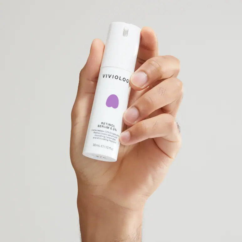 Viviology Retinol Serum 0.3% - 30ml Anti-Aging Face Serum for Wrinkles & Fine Lines - Night Repair Treatment for Glowing Skin - Perfect for Dry, Sensitive & Mature Skin Care Routine