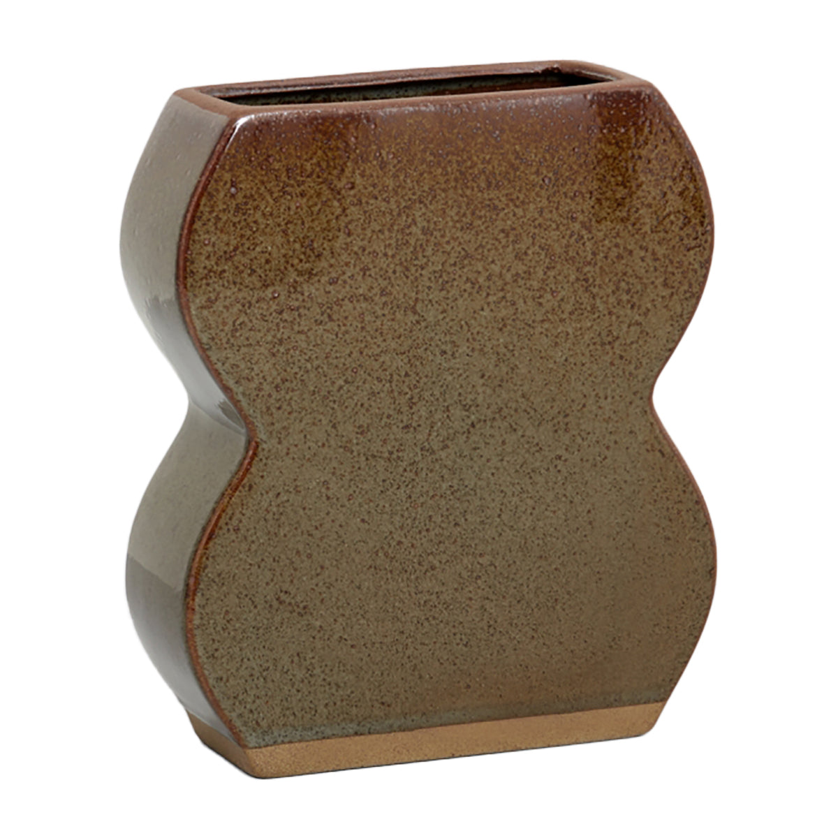Small Modern Ceramic Vase - Minimalist Home Decor for Flowers, Centerpiece, Wedding & Living Room Decorations - Perfect for Dining Table, Office Desk & Gift Giving