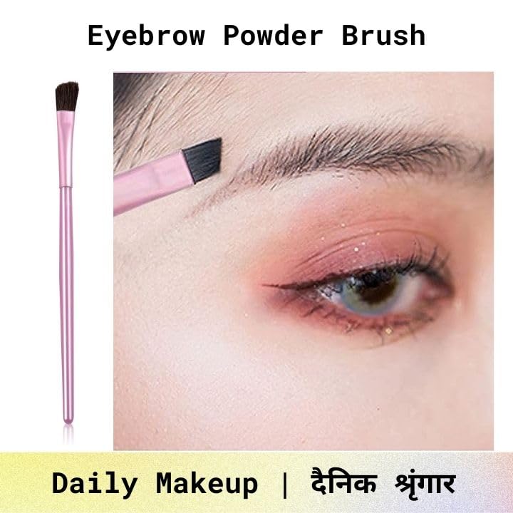 PAARTHO Professional Portable Eye & Lip Makeup Brush Set - Travel-Friendly Cosmetic Brushes for Perfect Eyeshadow & Lipstick Application | Ideal for Home, Travel & On-the-Go Beauty