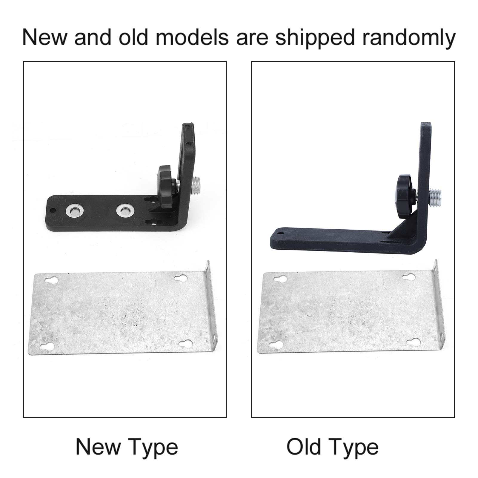 Fafeicy L-Shaped Magnetic Bracket - Wall Mount Universal Bracket with 5/8 Inch Thread for Leveling Tools - Heavy Duty L-Shaped Fixed Stand for Construction, Plumbing & DIY Projects