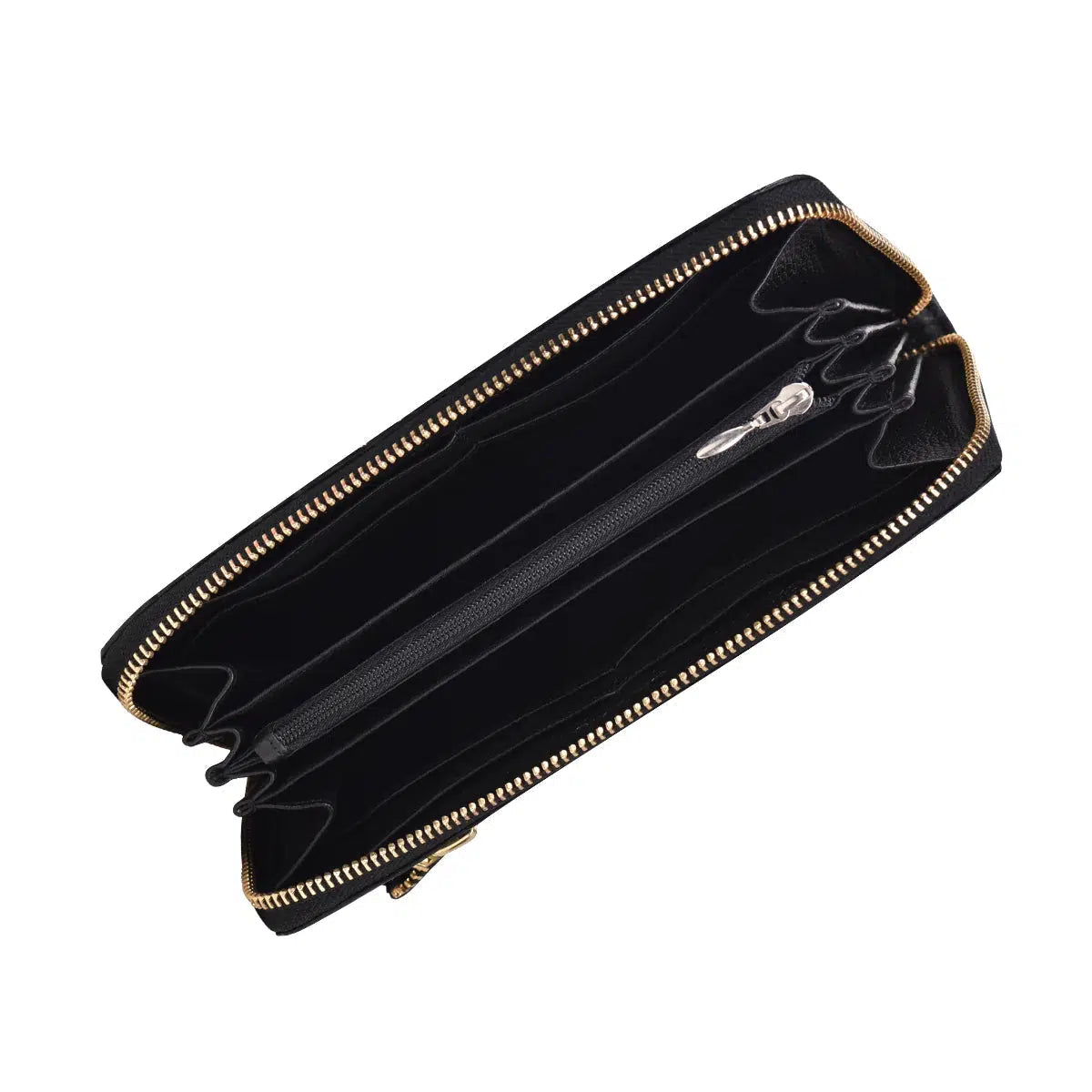 BD138MA Stylish Cuadra Black Stingray Leather Wristlet Wallet for Women - Perfect for Parties, Date Nights & Everyday Use