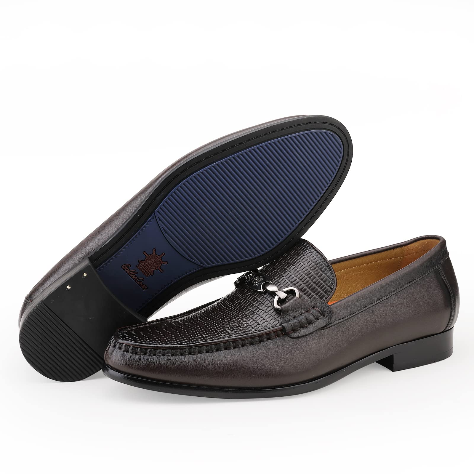 Premium Men's Black Leather Loafers - Handcrafted Dress Shoes for Wedding, Party & Formal Events | Slip-On Comfort & Classic Style