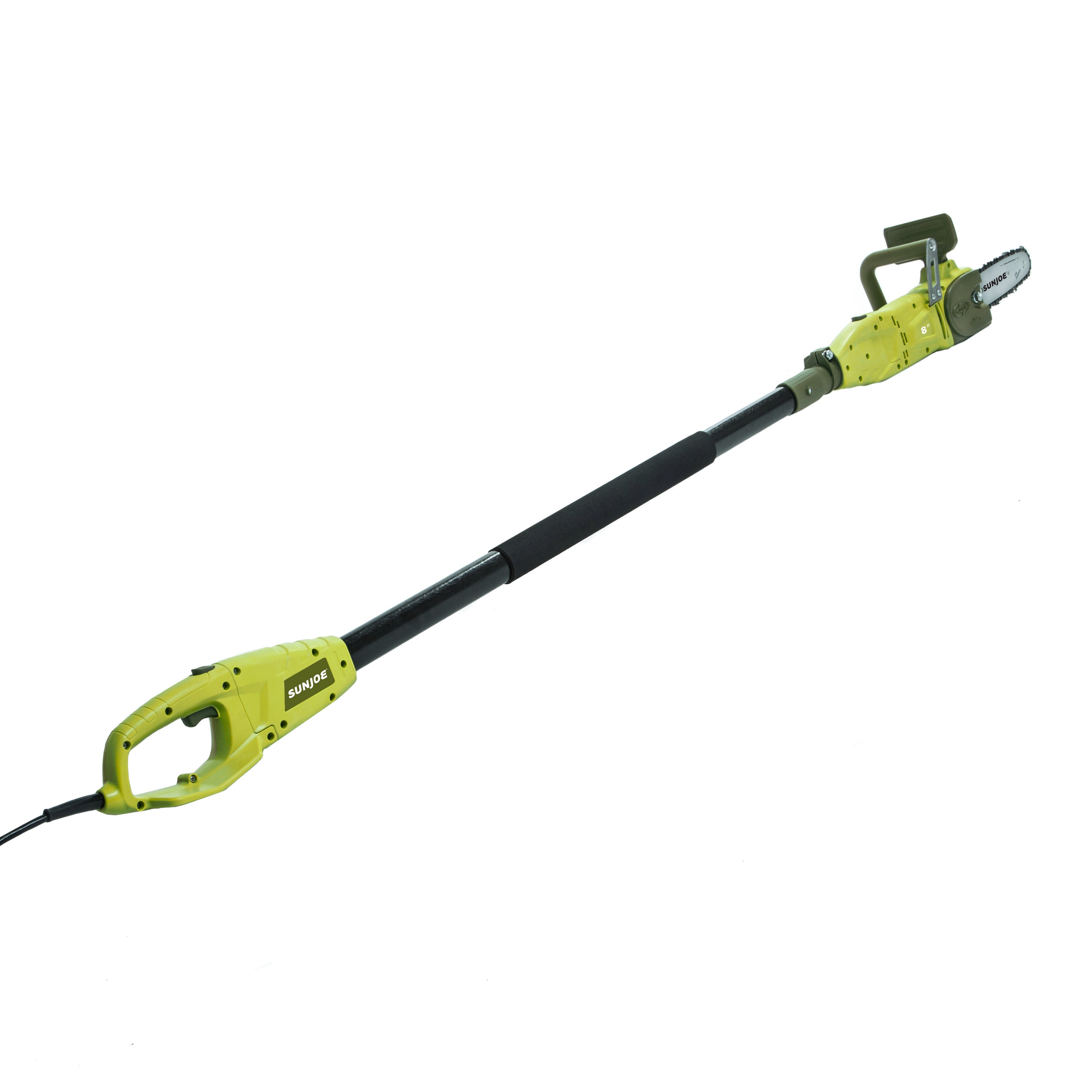 Sun Joe SWJ806E 2-in-1 Electric Convertible Pole Chain Saw - 8 Inch Bar, 8 Amp Motor for Tree Trimming & Pruning | Perfect for Yard Maintenance & Landscaping