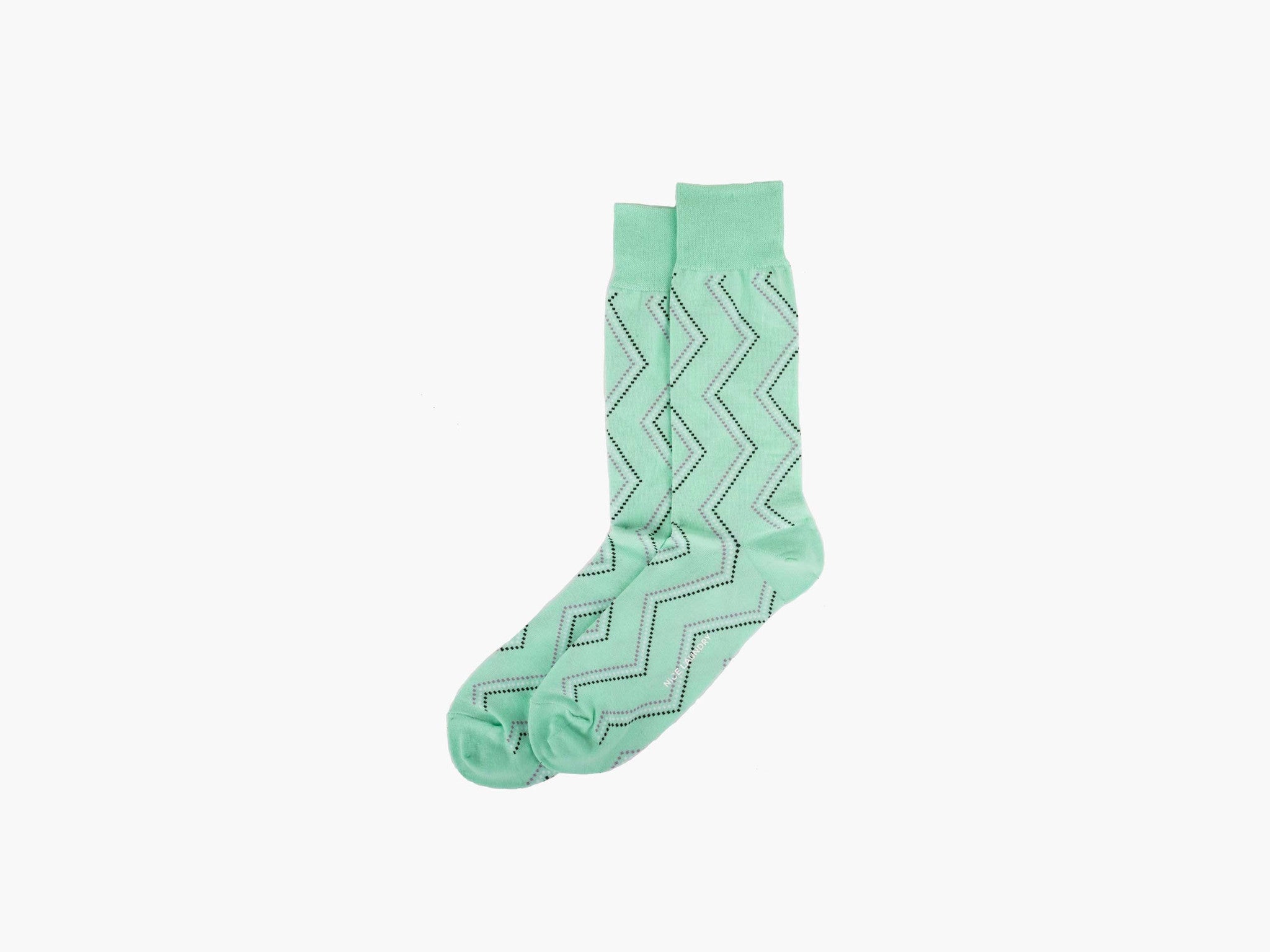 Zig Zag Dots Patterned Fabric - Green, Black & Grey Color Options | Perfect for DIY Crafts, Home Decor & Fashion Accessories
