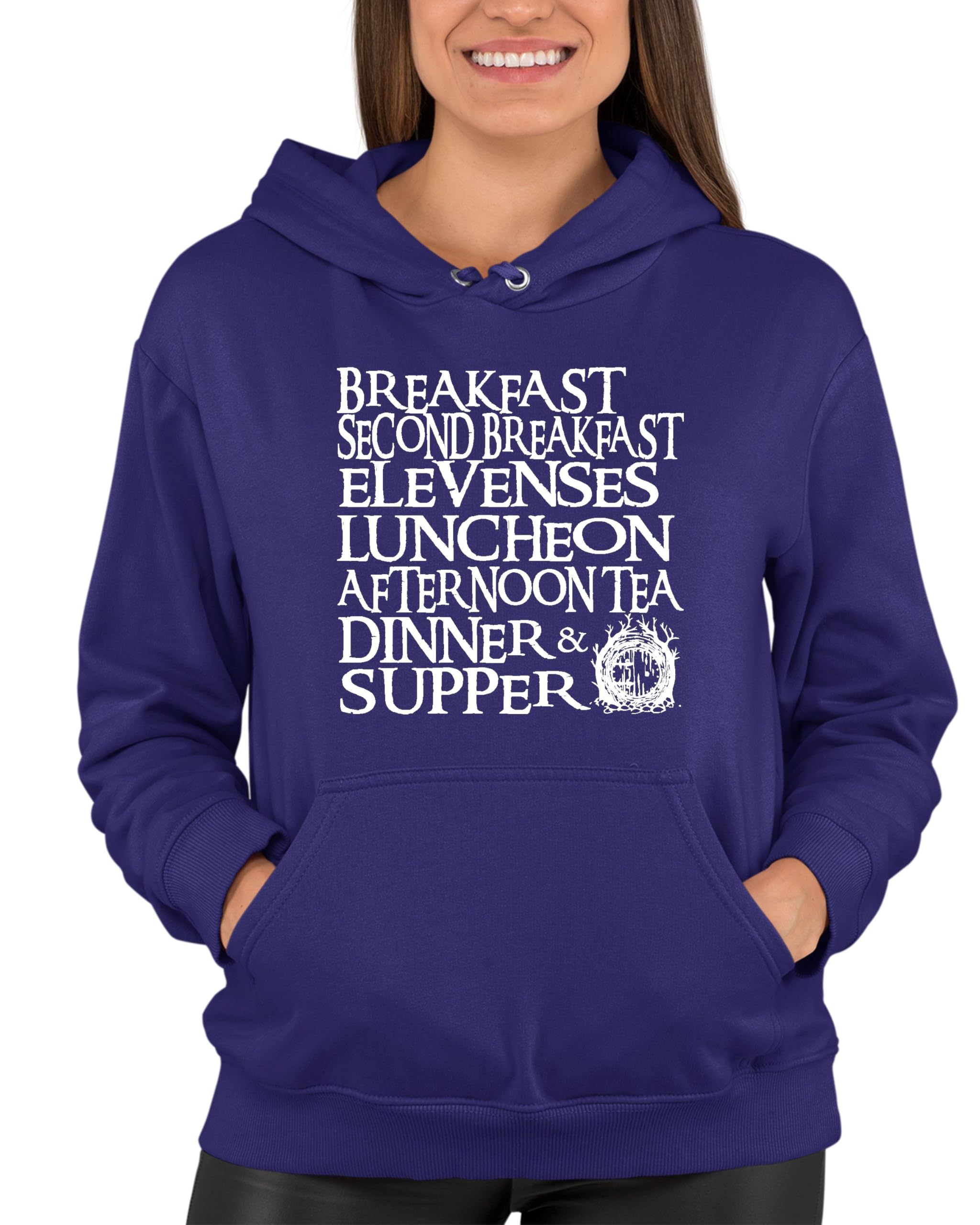 Go All Out The Seven Daily Meals Unisex Hoodie Sweatshirt - Comfortable Pullover for Men & Women - Perfect for Casual Wear, Gym, and Outdoor Activities