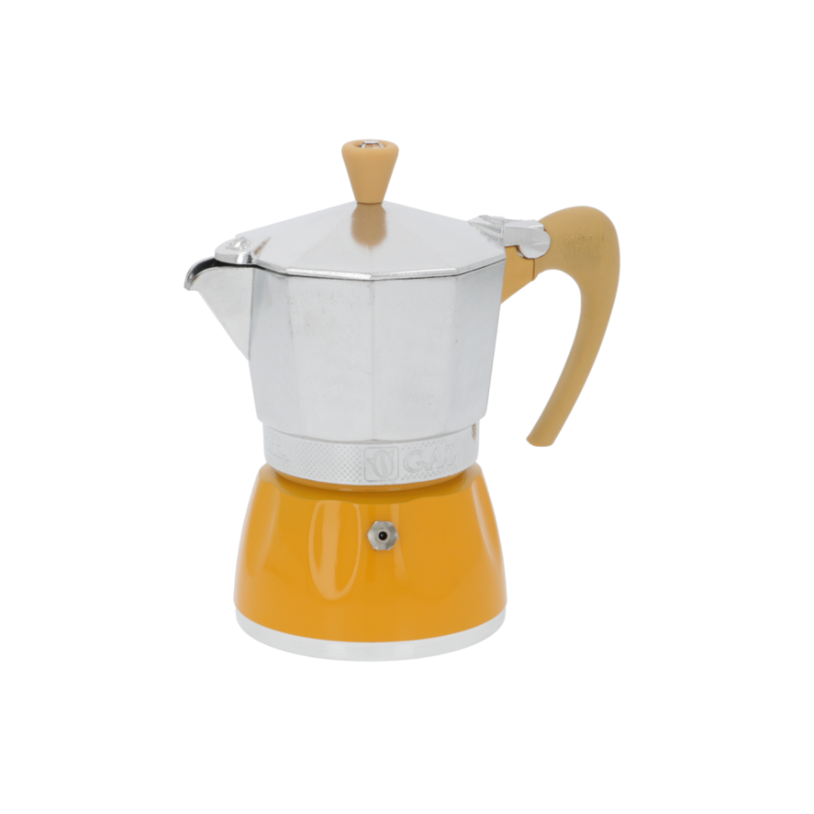 G.A.T. Moka Delizia Stovetop Espresso Maker - 3 Cup Italian Coffee Pot for Home & Office - Perfect for Espresso, Latte & Cappuccino