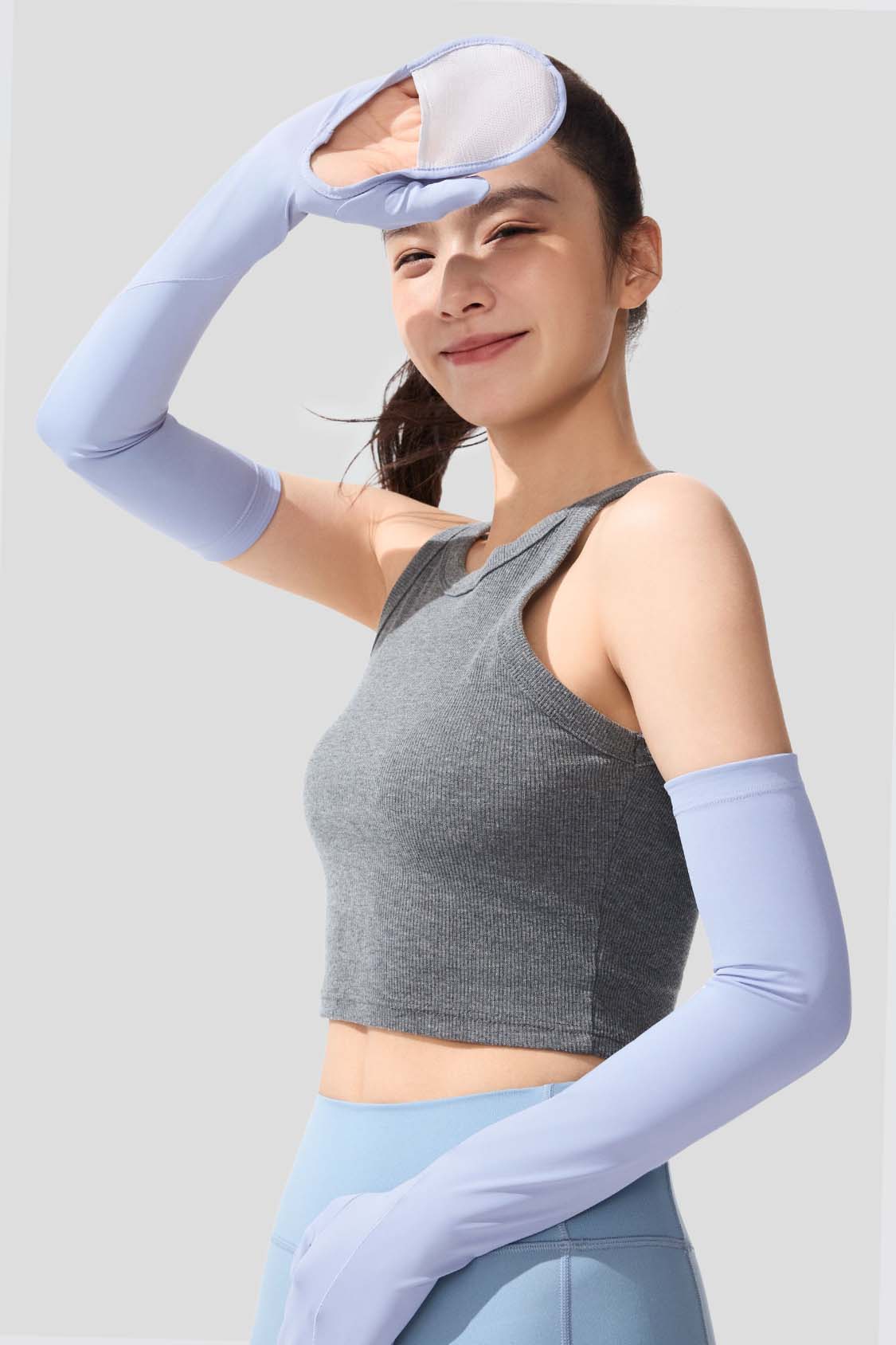 UPF 100+ Sun Protection Finger Guard Sleeves - Breathable UV Arm Sleeves for Outdoor Sports, Golf, Cycling & Driving