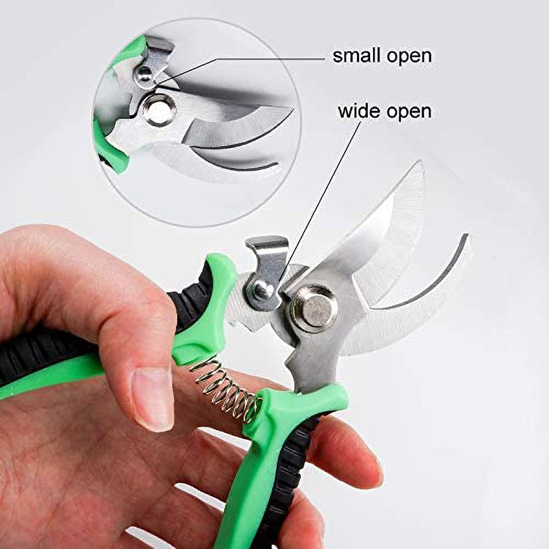 Premium Stainless Steel Garden Pruning Shears - Bypass Pruners for Branches, Twigs, Flowers & Fruit Plants - Ergonomic Design for Gentle Trimming - Perfect for Gardening, Landscaping & Outdoor Plant Care