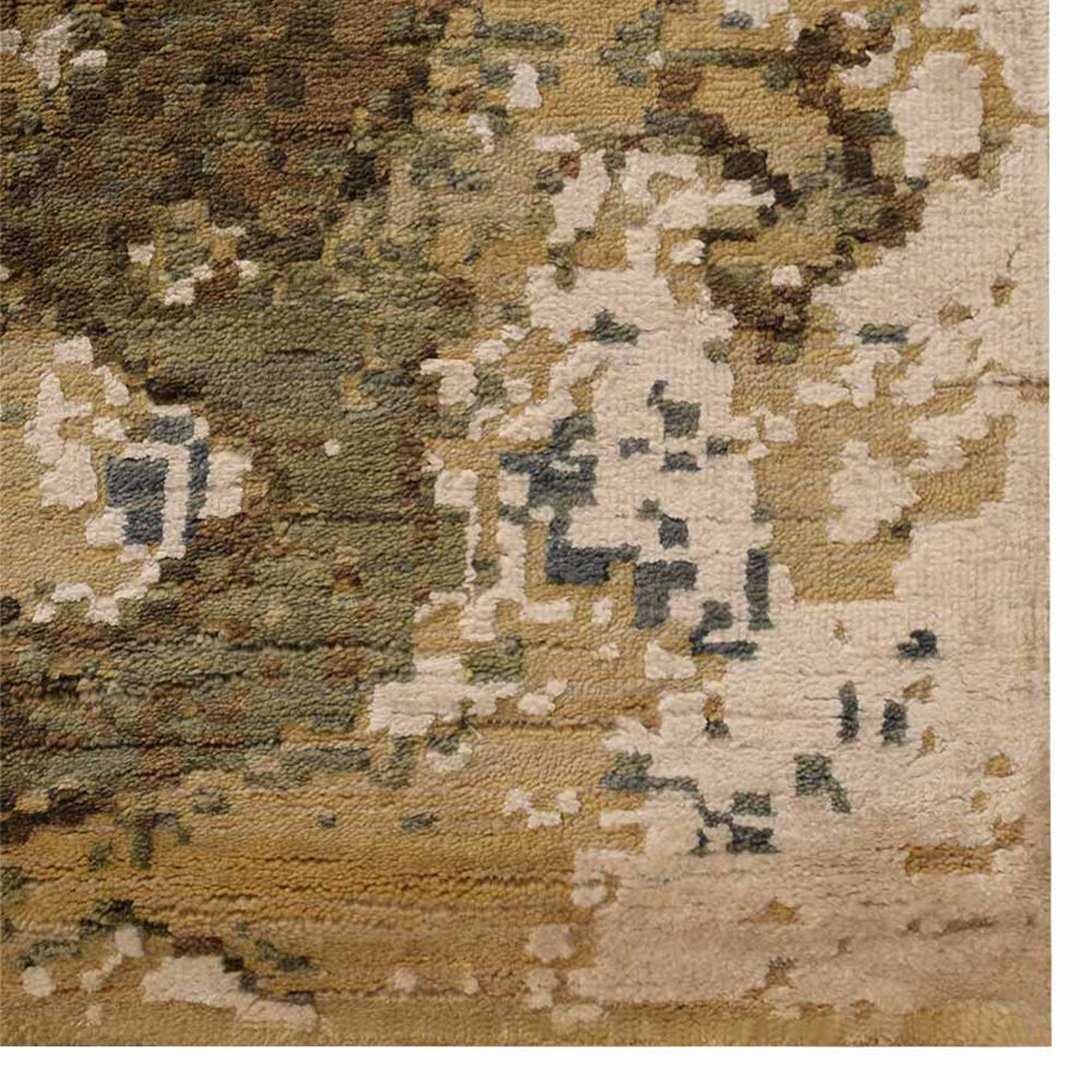 Hand Knotted Wool Area Rug - Soft & Cozy for Living Room, Bedroom - Non-Slip Traditional Persian Style Carpet for Home Decor