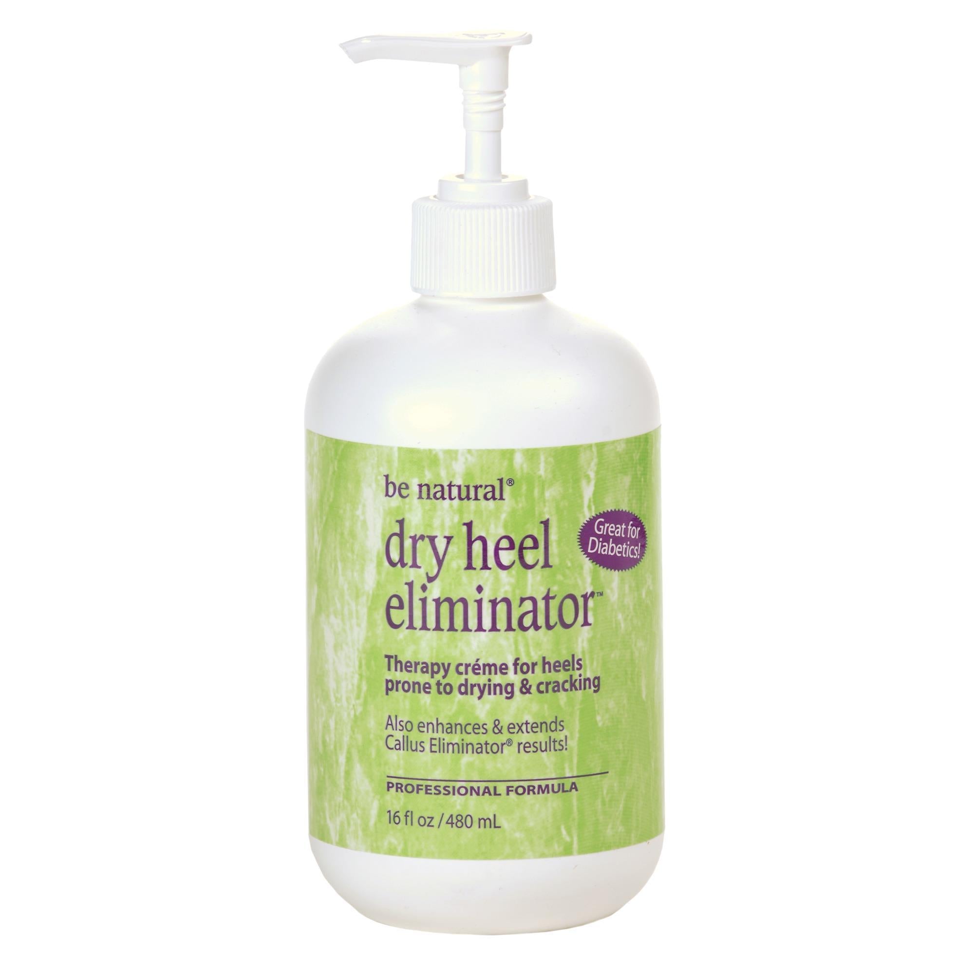 Be Natural Dry Heel Eliminator - Moisturizing Foot Cream for Cracked Heels & Rough Skin | Perfect for Dry Feet Care at Home, Spa & Pedicures