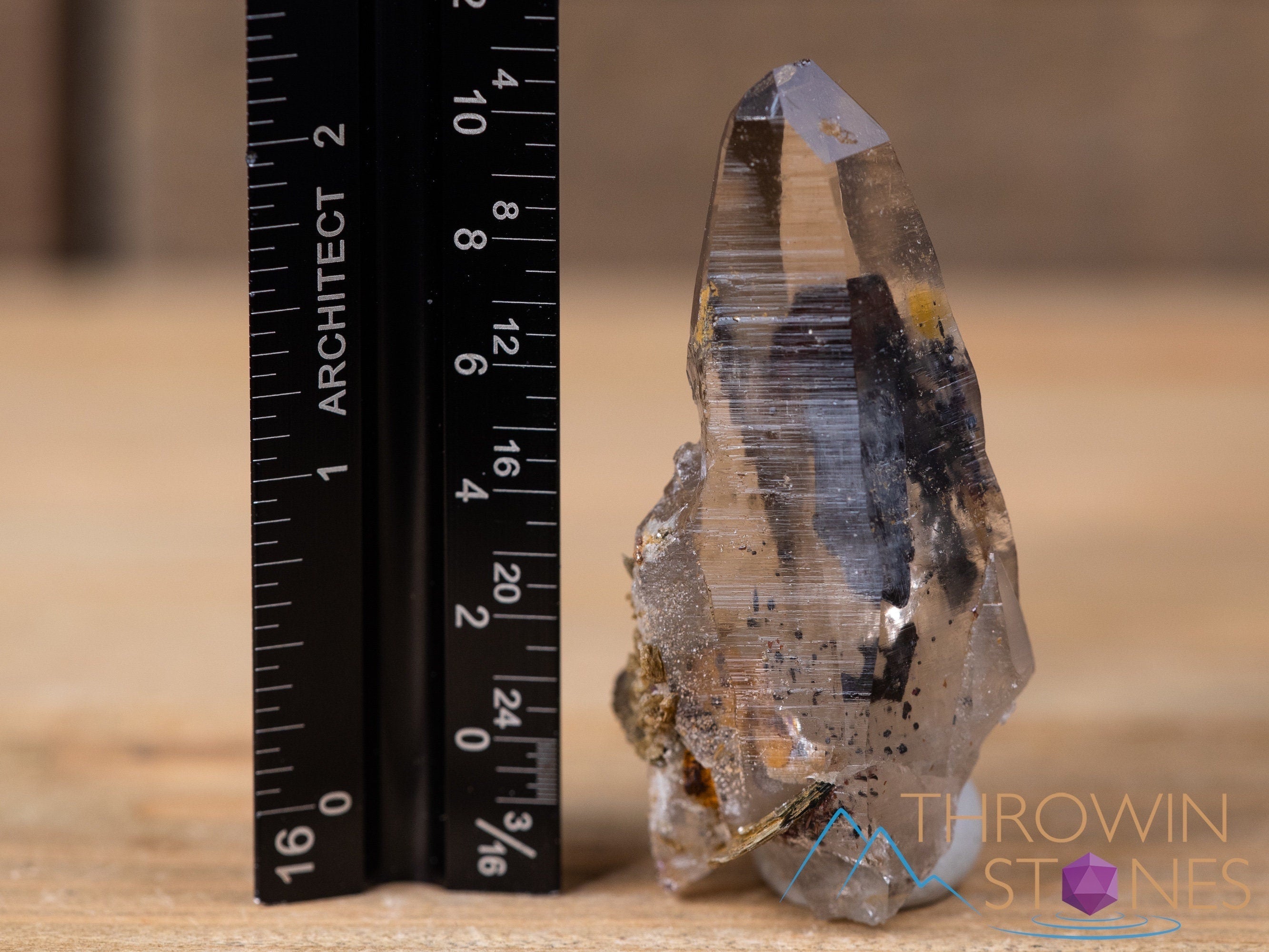 Natural Hiddenite Quartz Raw Crystal with Mica from Tessin - Healing Stone for Home Decor, Housewarming Gift & Spiritual Energy - Perfect for Meditation, Feng Shui & Crystal Collections