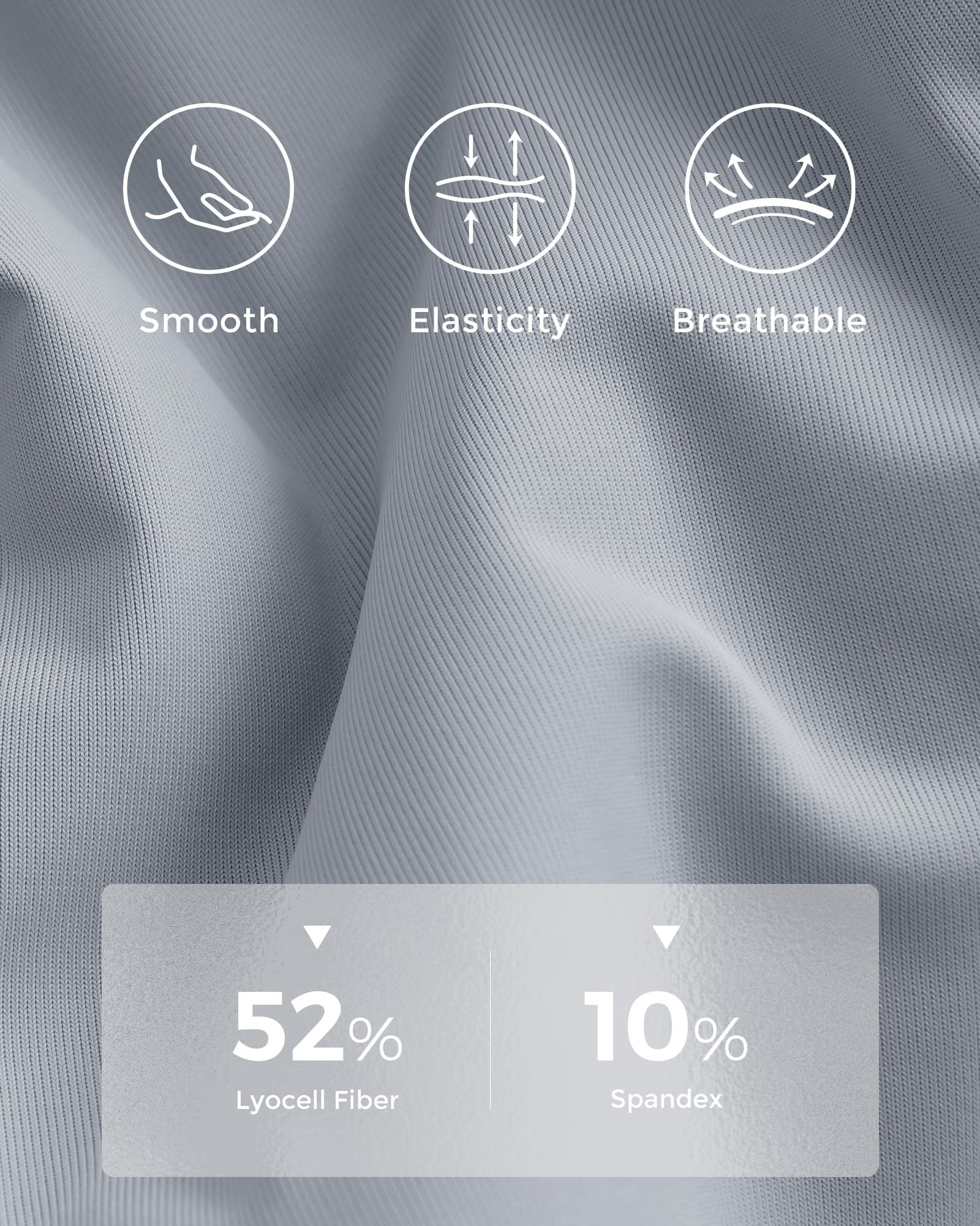 EASELAND King Size Cooling Comforter - Summer Cooling Blanket for Hot Sleepers with Double-Sided Stretch Fabric, Lightweight Cold Comforter (Q-Max>0.45), Breathable Soft Ice Quilt - Grey (108