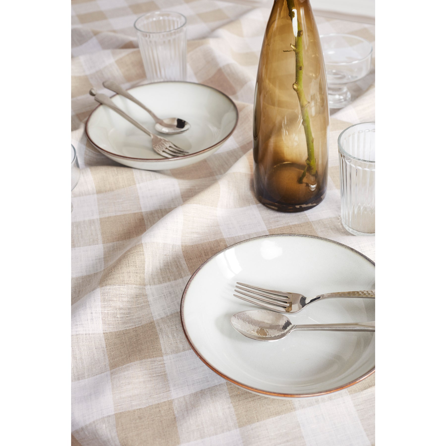 Buffalo Check Table Throw - Soft and Durable Plaid Table Cover for Kitchen, Dining Room, and Picnic - Perfect for Holiday Decor and Outdoor Gatherings