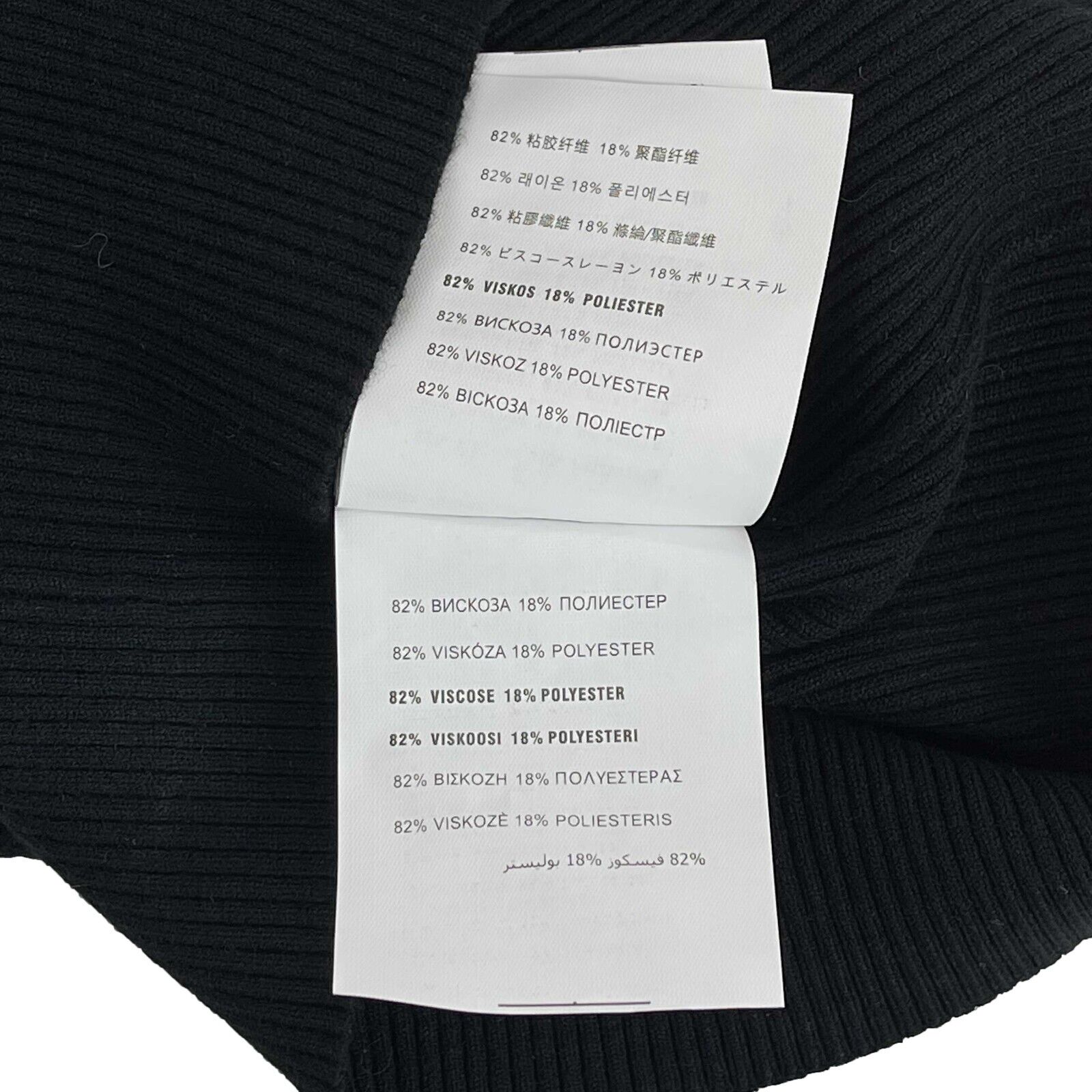 Miu Miu Nero Black Ribbed Viscose Tank Top for Women - Slim Fit Sleeveless Shirt, Black & White, Size US 2 (38) | Perfect for Summer Outfits, Layering, and Casual Wear