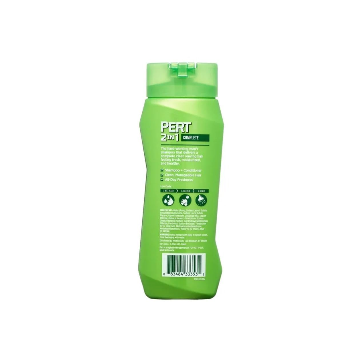 Pert Plus 2-in-1 Shampoo and Conditioner for Normal Hair - 13.5 oz (18 Pack) | Daily Hair Care for Men & Women | Salon Quality at Home