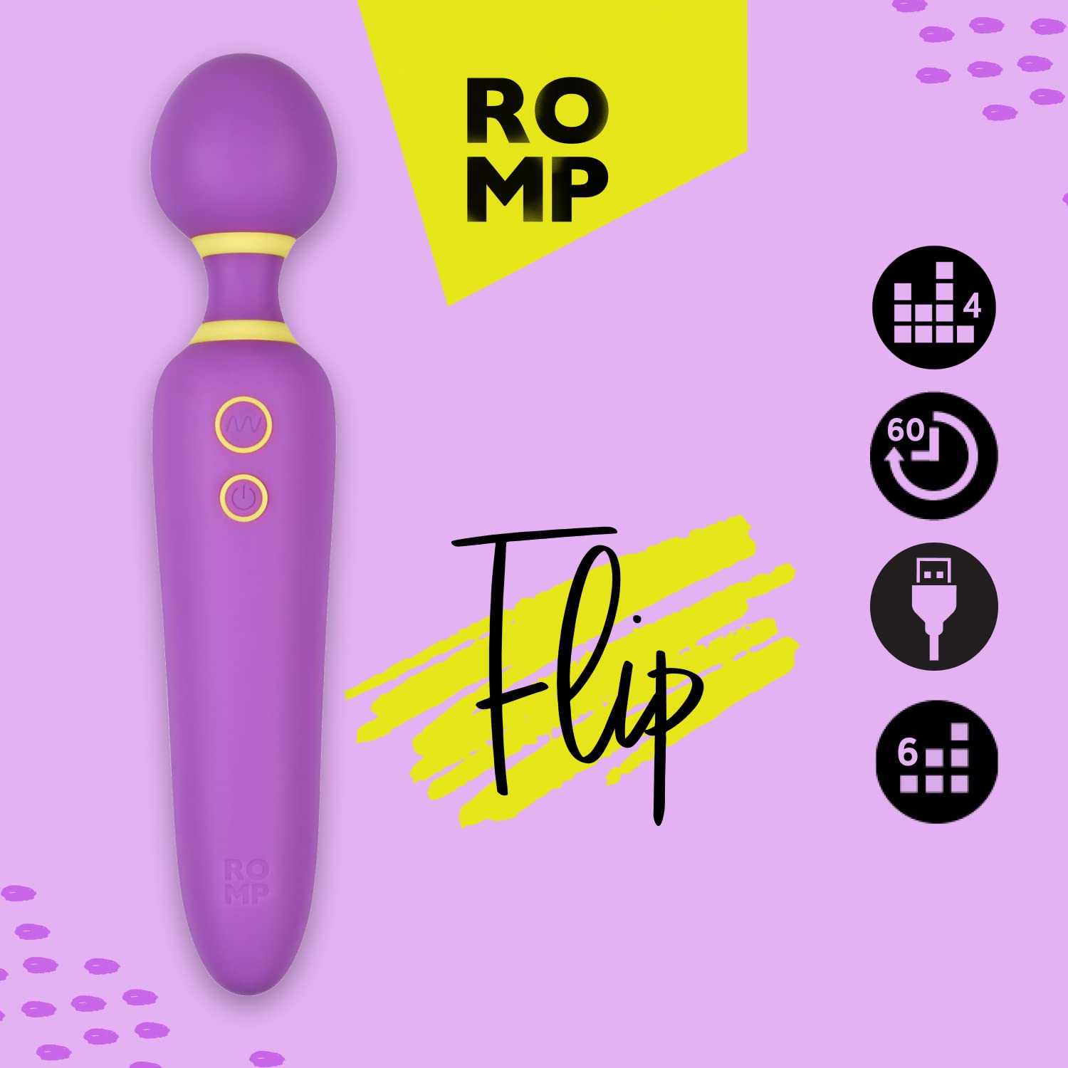 Premium ROMP Pleasure Kit - 3X Vibrator Set for Women & Couples | Clit Stimulator, Wand Massager & Vibrating Cock Ring | Waterproof Adult Toys for Sensual Play | Perfect Gift for Anniversary & Romantic Nights