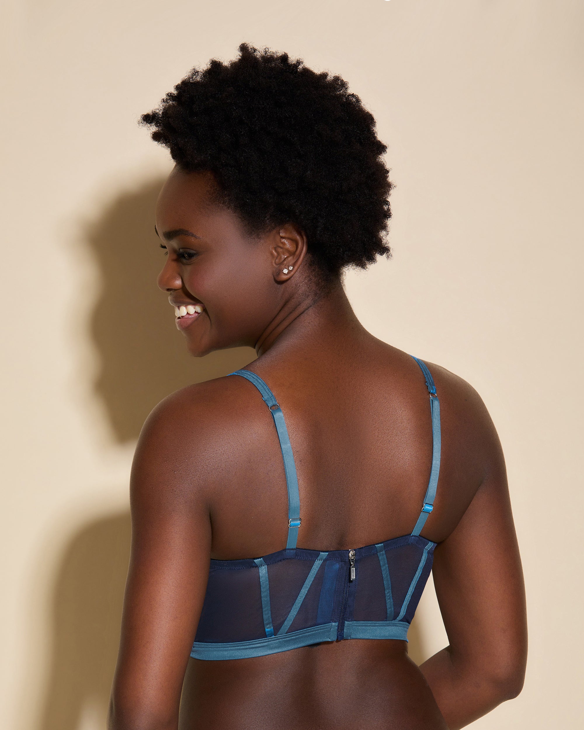 Balconette Longline Underwire Bra - Push Up Lace Bralette for Women | Perfect for Evening Wear, Date Night & Special Occasions