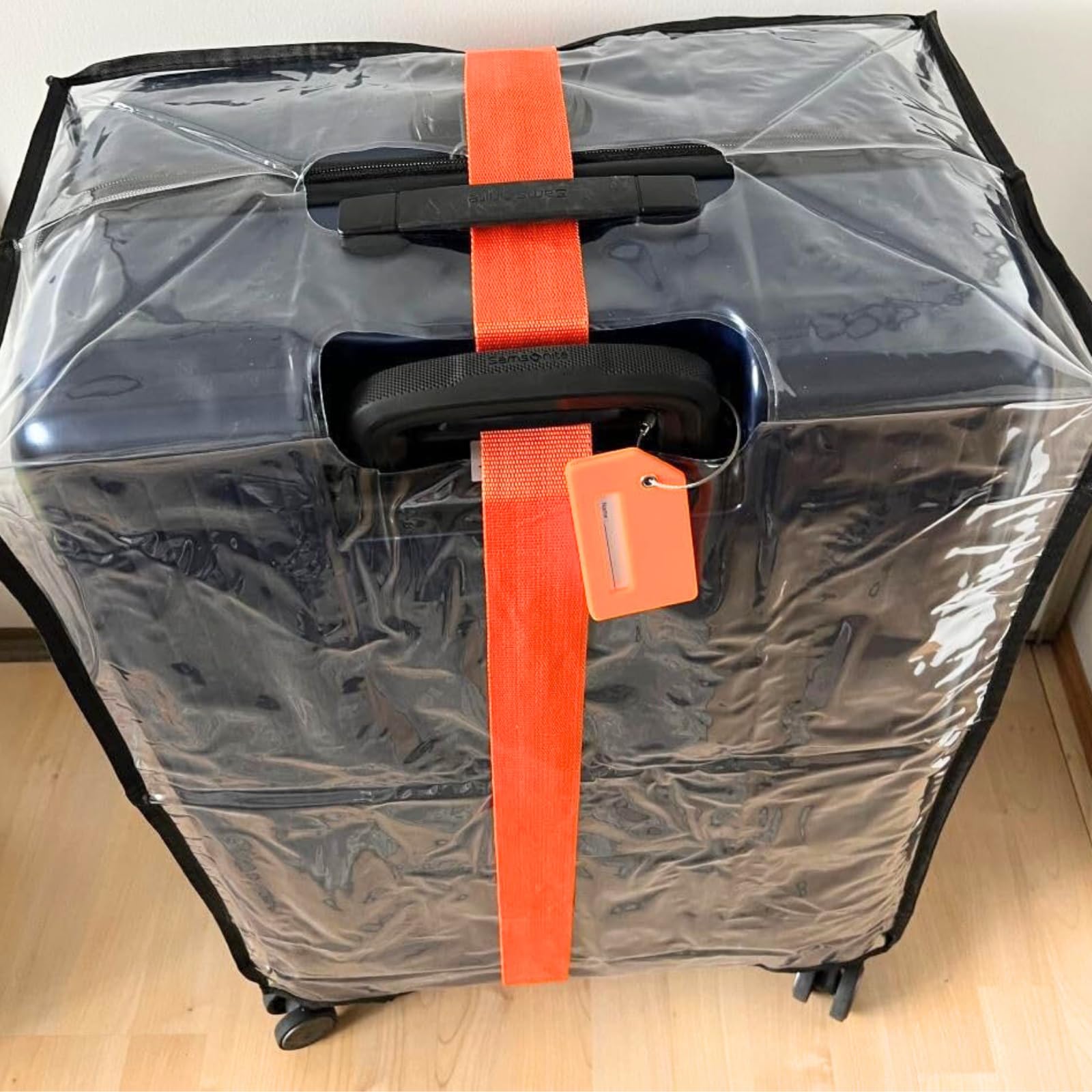 3 Pcs TSA Approved Transparent Waterproof Luggage Protector Covers for 20