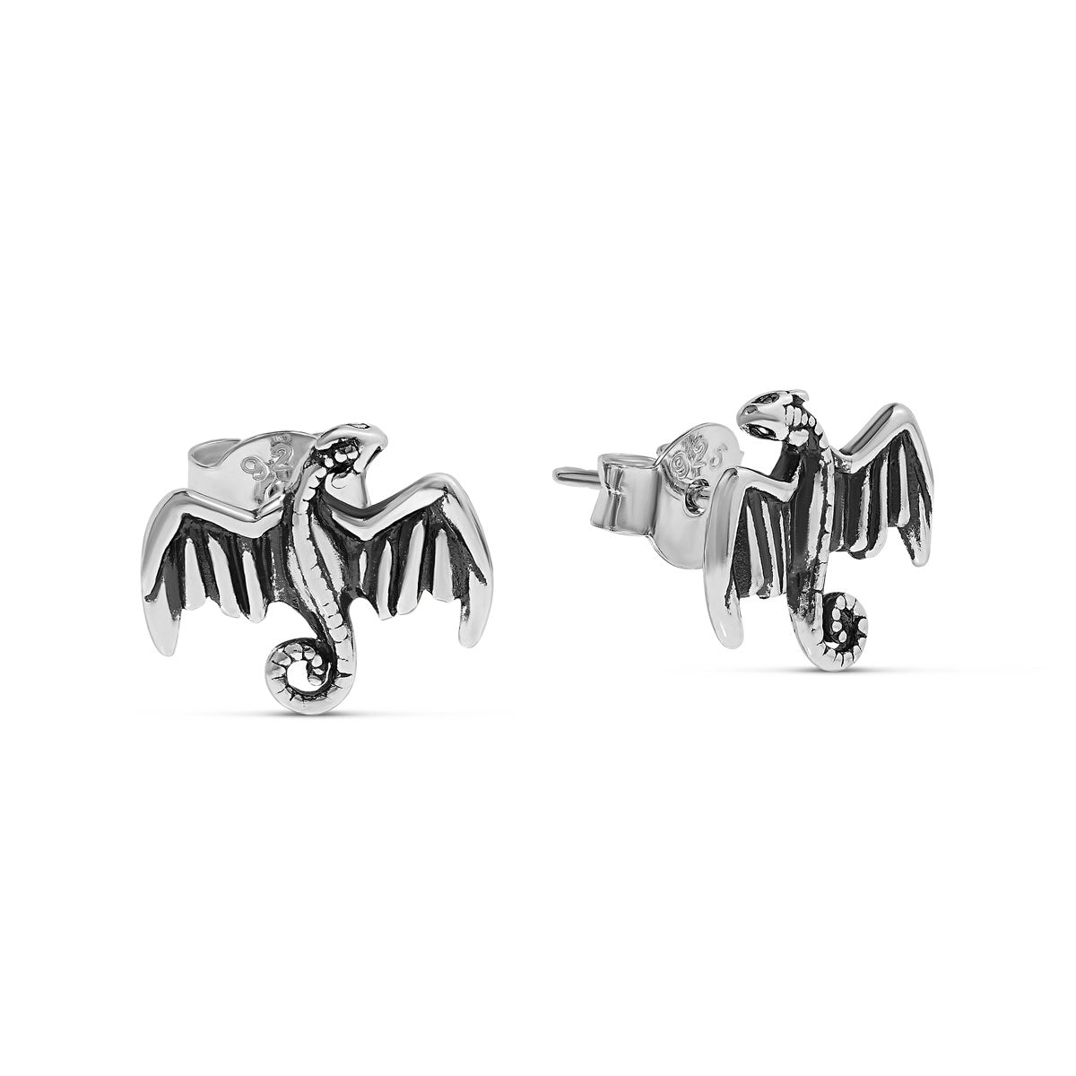 Daenerys Dragon Stud Earrings for Women - Fantasy Game of Thrones Inspired Jewelry - Perfect for Cosplay, Halloween, and Gift Giving