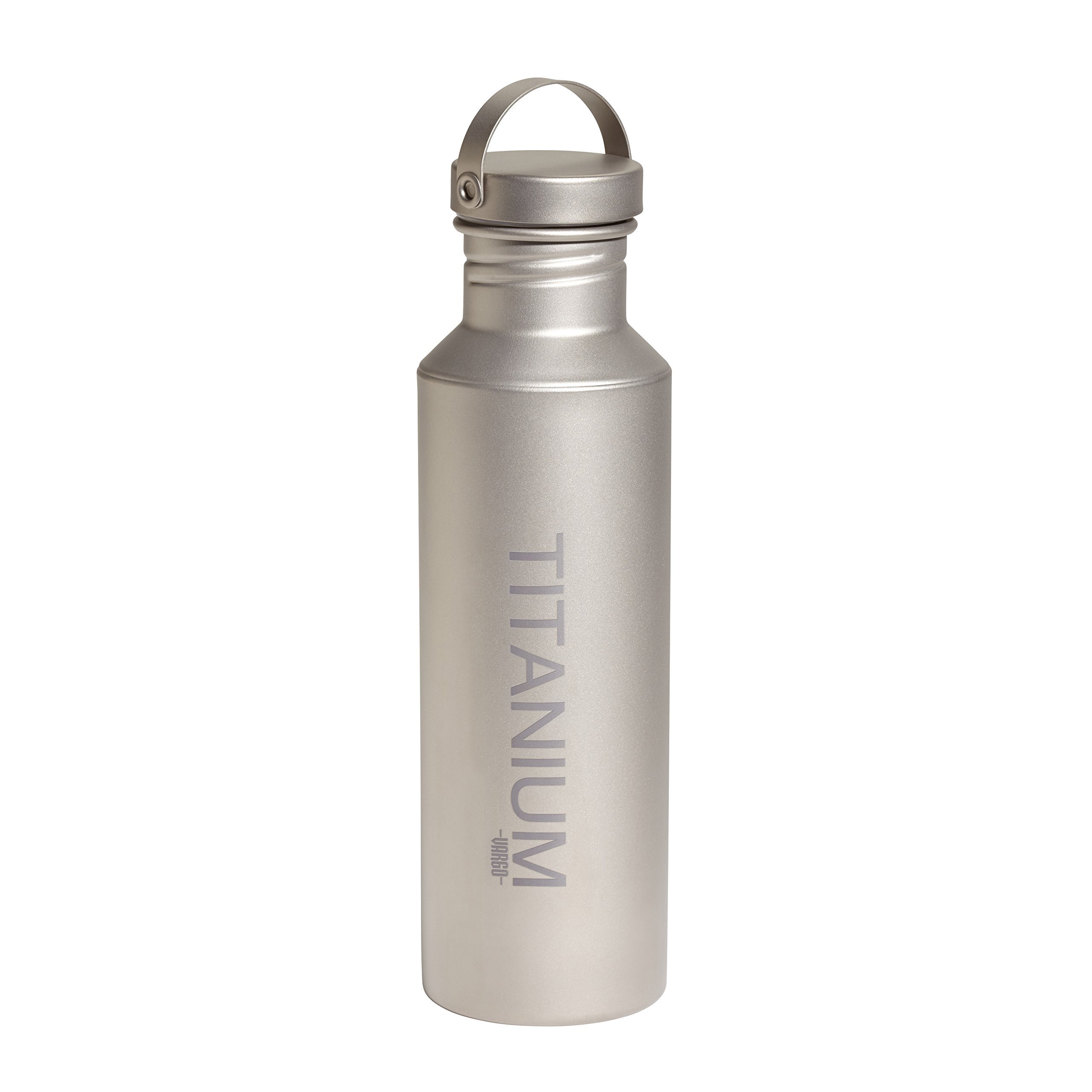 Vargo Titanium Water Bottle with Titanium Lid - Lightweight, Durable & BPA-Free for Hiking, Camping & Outdoor Adventures