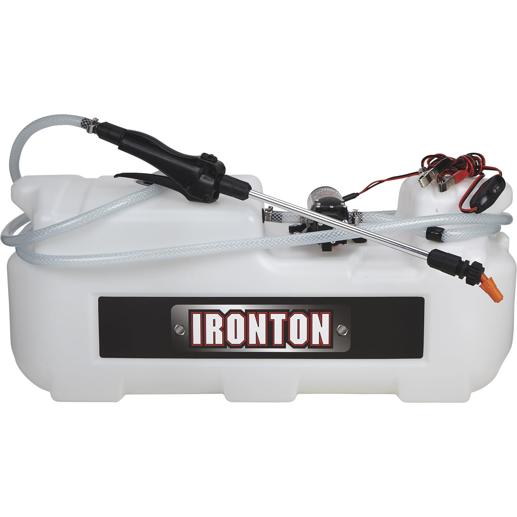 Ironton 8-Gallon ATV Spot Sprayer - 12 Volt 1 GPM Lawn & Garden Sprayer for Weed Control, Fertilizer Application, and Pest Spraying
