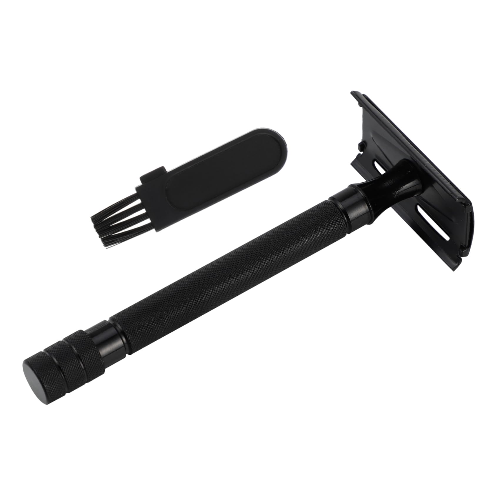 Premium Manual Shaver for Men - Electric Razor with Aluminum Alloy Handle & Replacement Blades - Perfect for Beard Trimming, Grooming & Travel Use