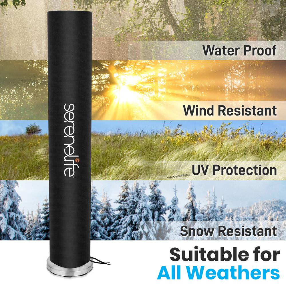 Outdoor Patio Heater Cover Bag - Waterproof & UV Resistant - Fits Most Patio Heaters - Perfect for Winter Storage & Outdoor Protection